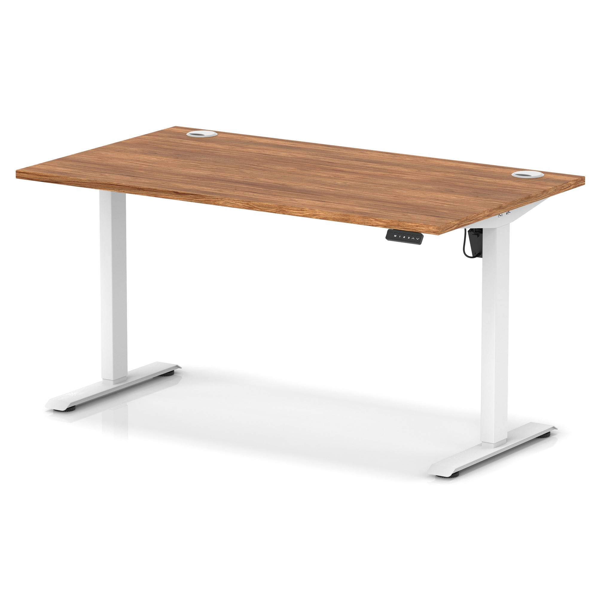 Walnut / White Frame