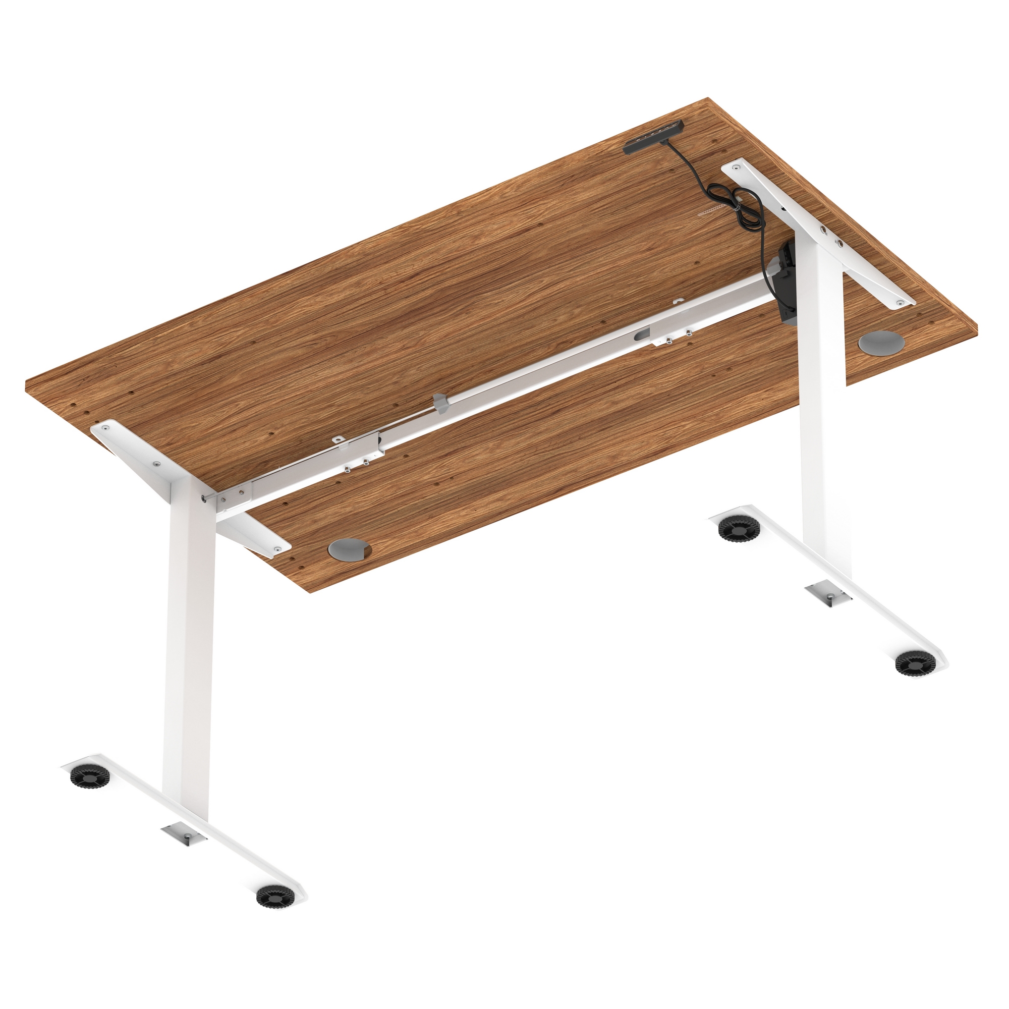 Walnut / White Frame