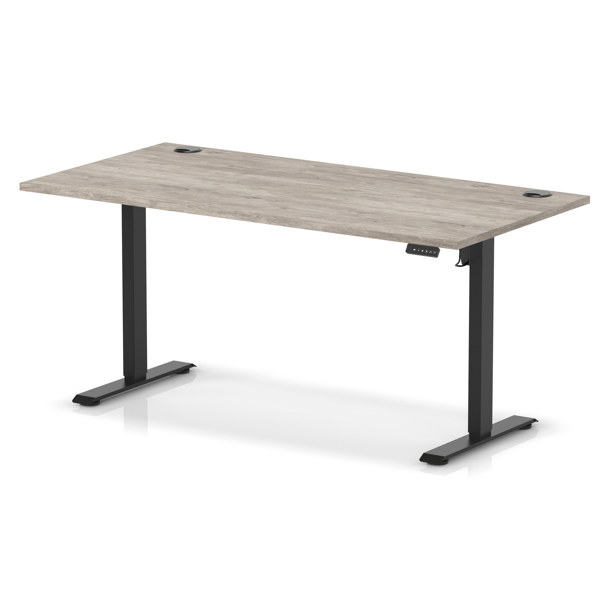Grey Oak / Black Frame