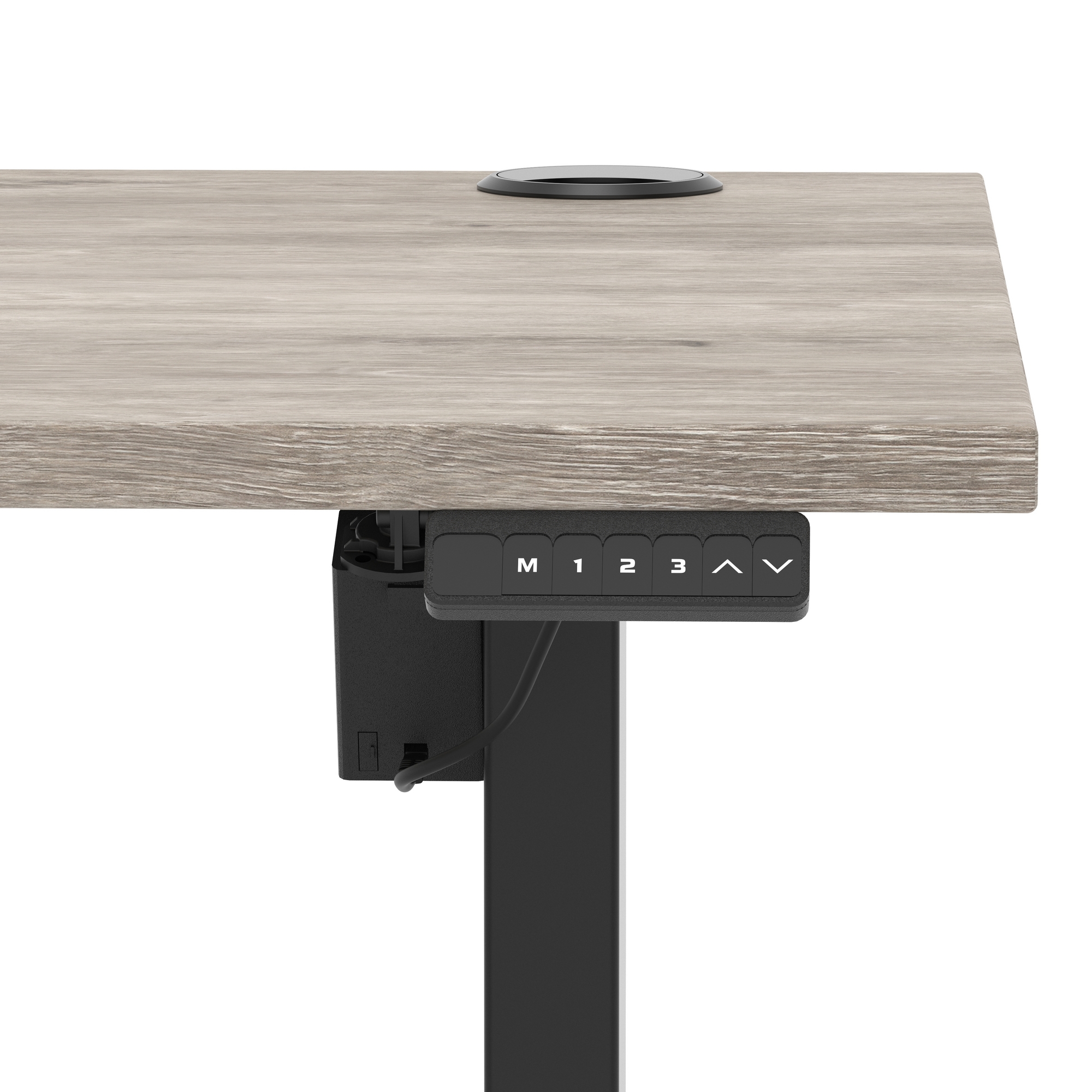 Grey Oak / Black Frame
