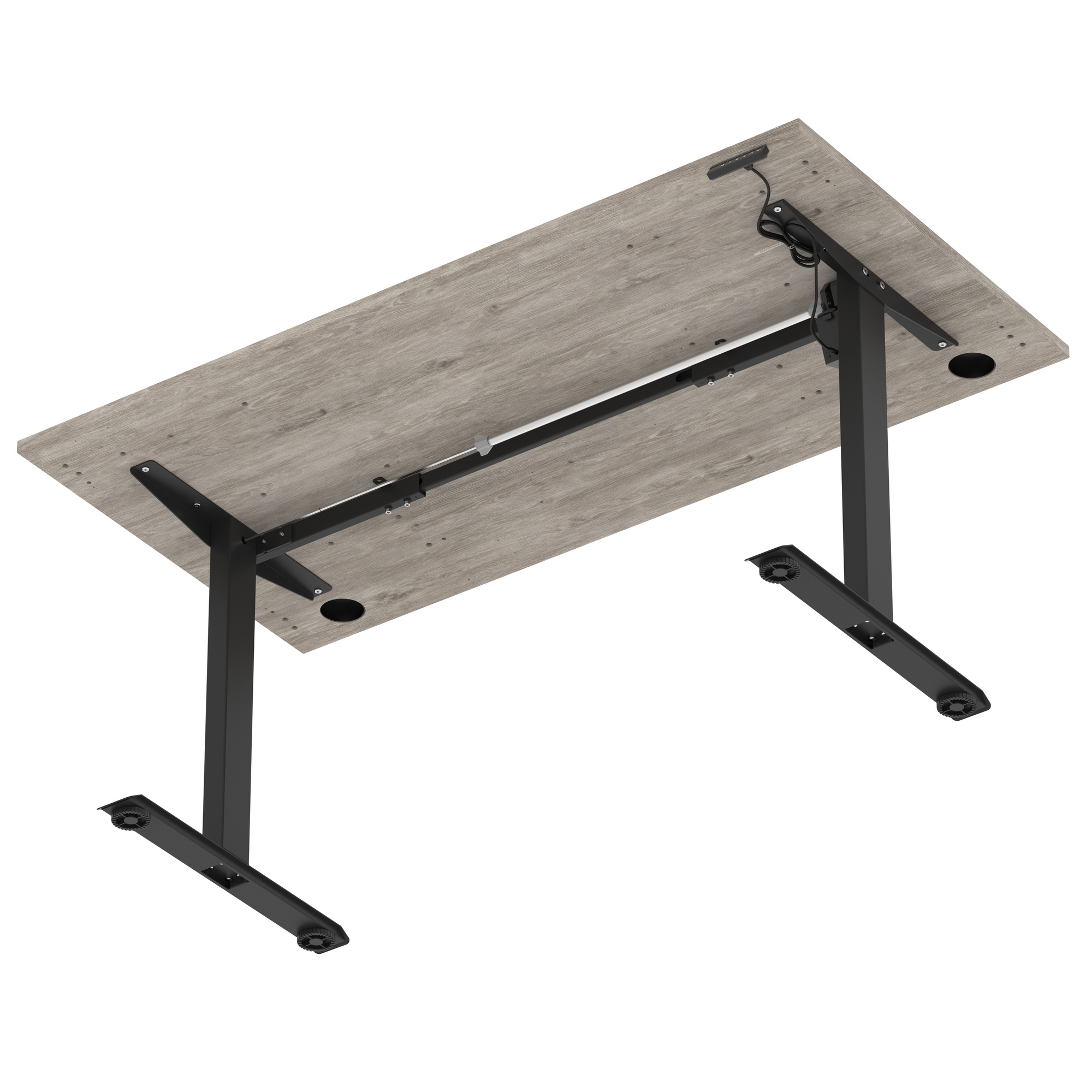 Grey Oak / Black Frame