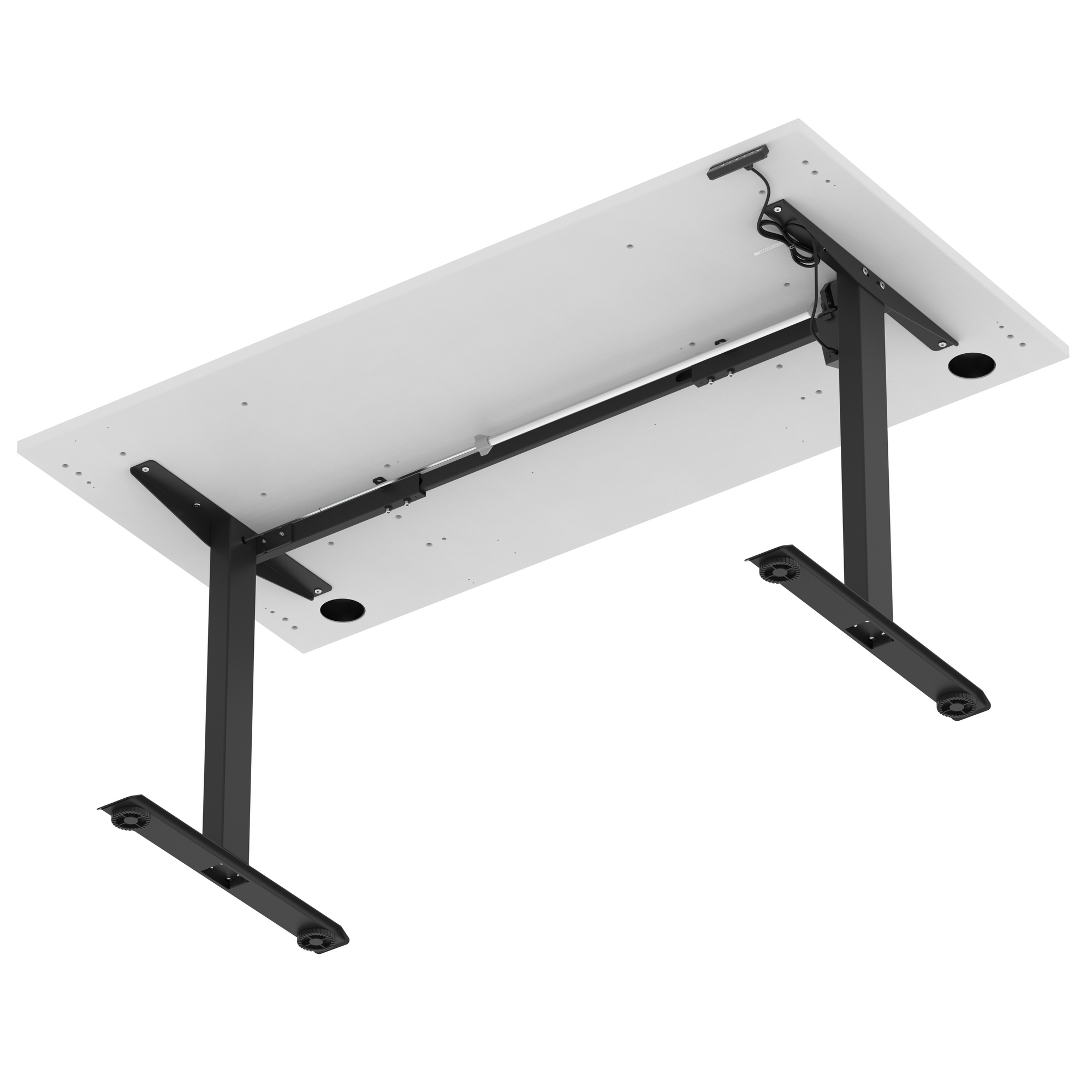 White / Black Frame