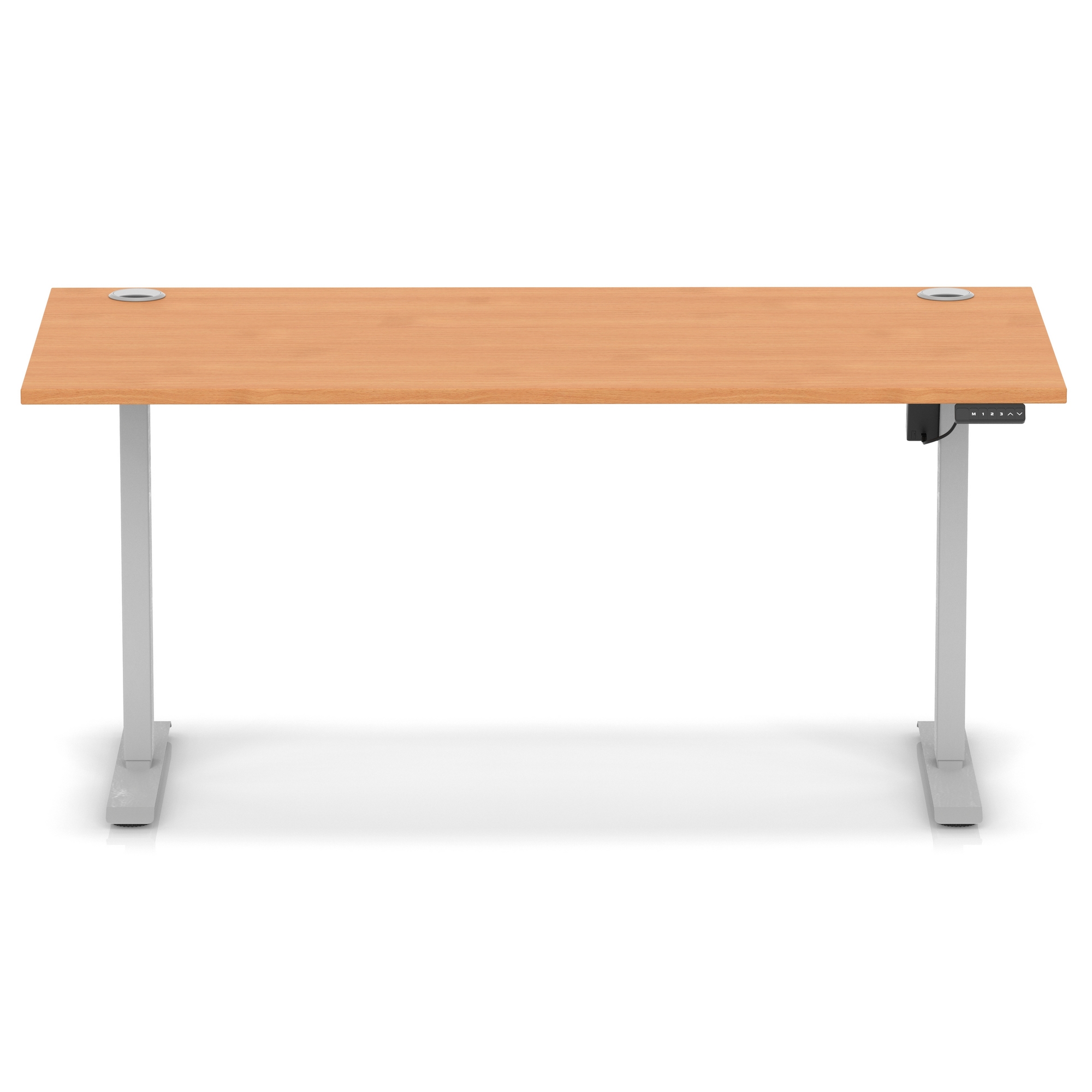 Beech / Silver Frame