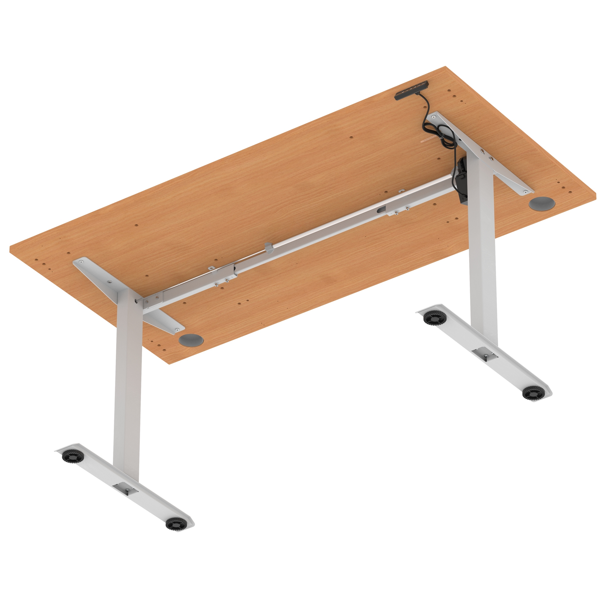 Beech / Silver Frame