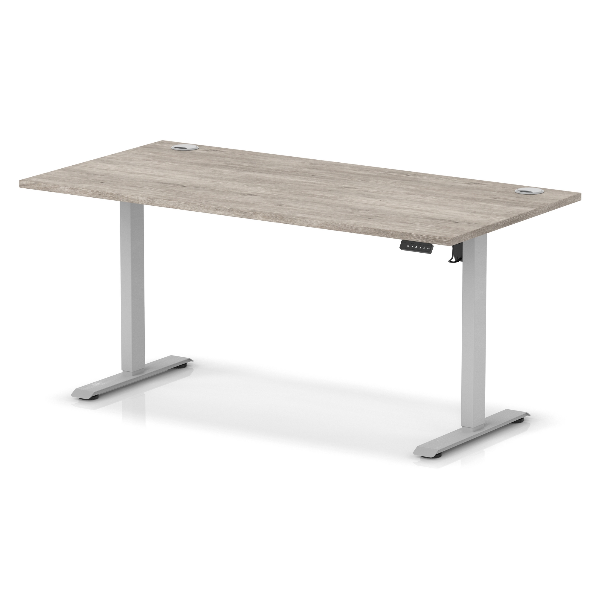 Grey Oak / Silver Frame