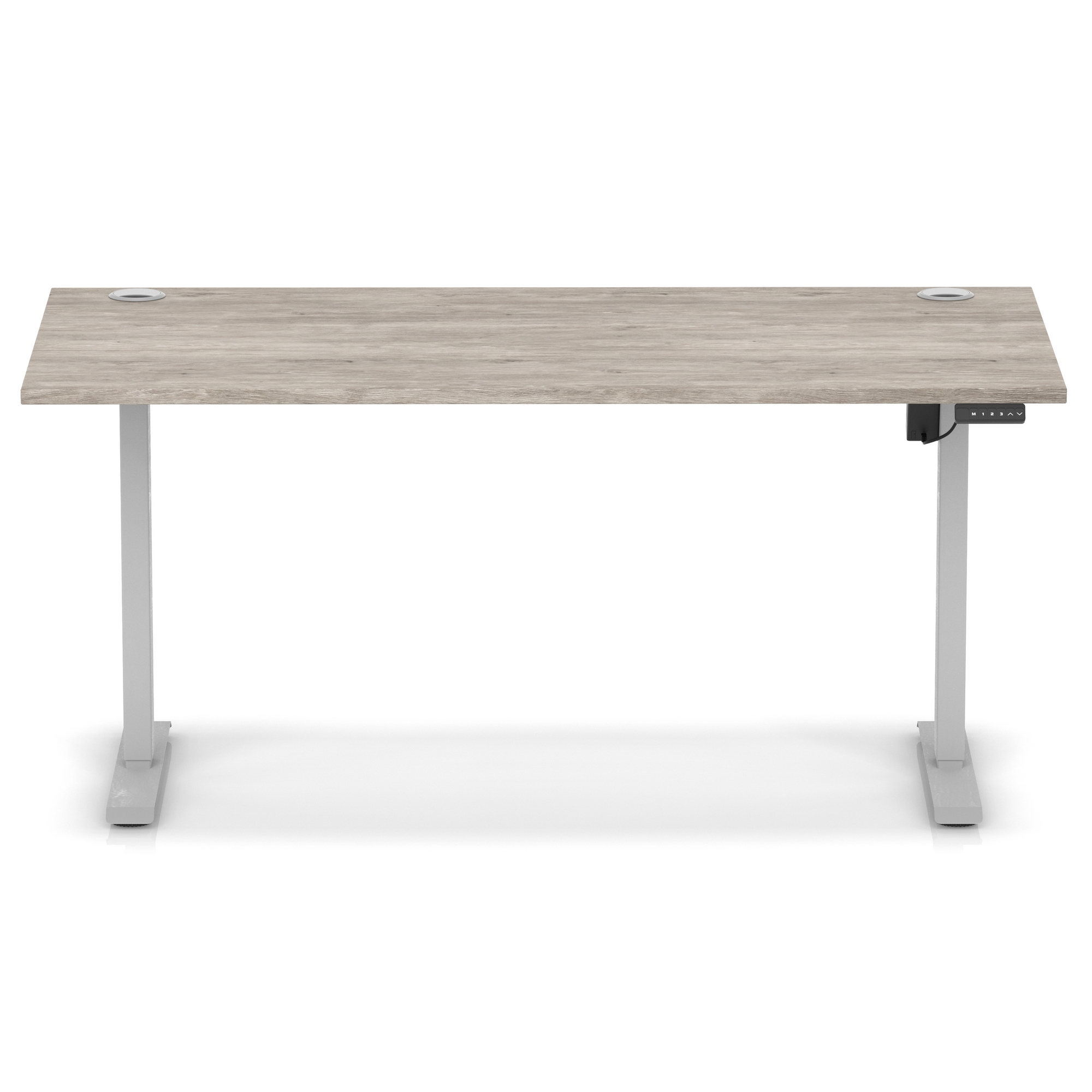 Grey Oak / Silver Frame