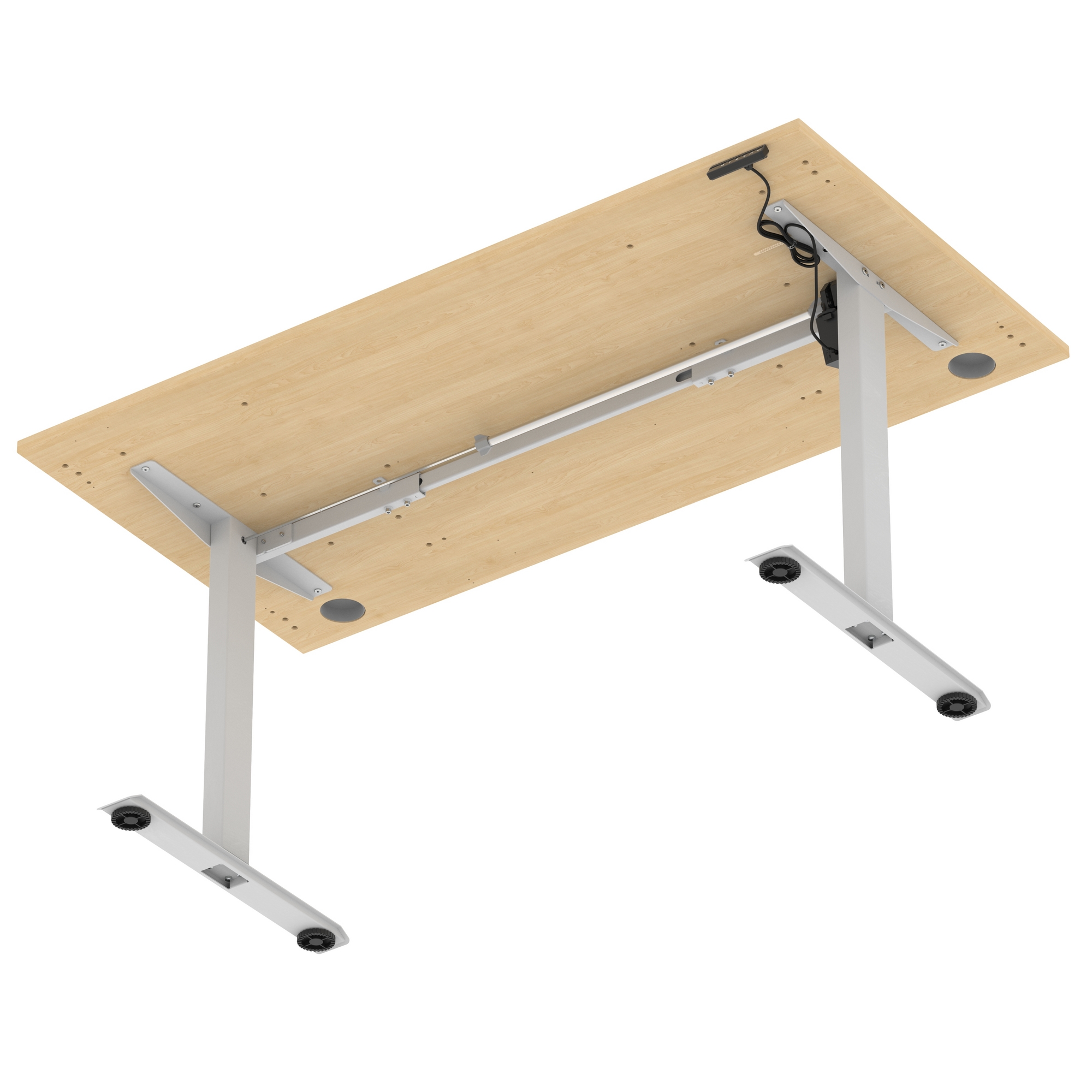 Maple / Silver Frame