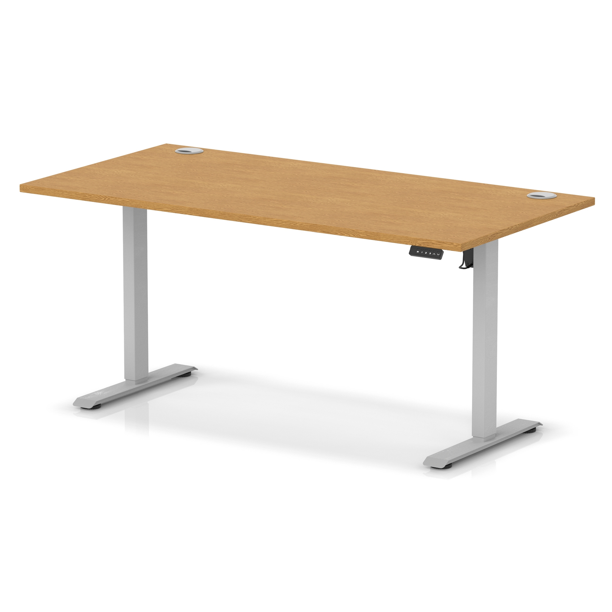 Oak / Silver Frame