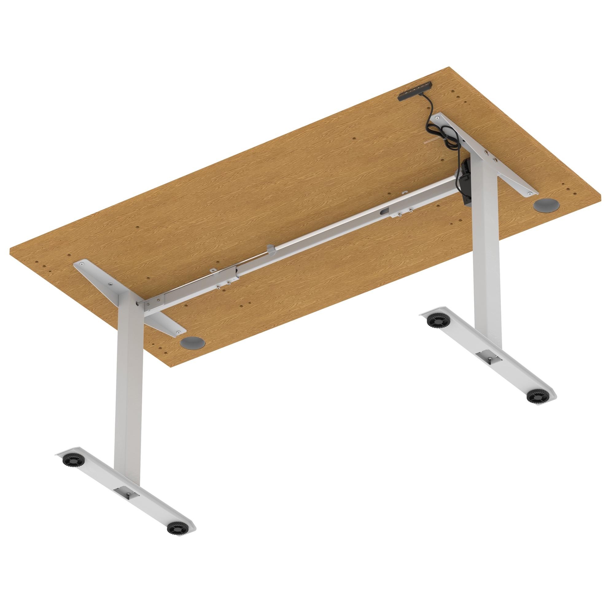 Oak / Silver Frame