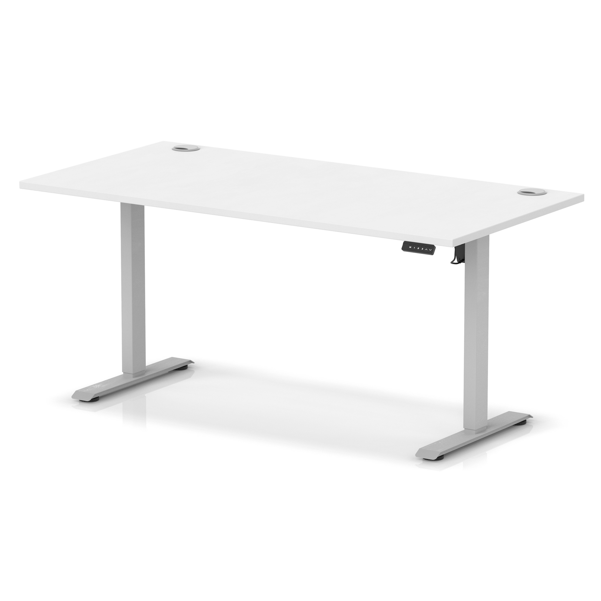 White / Silver Frame