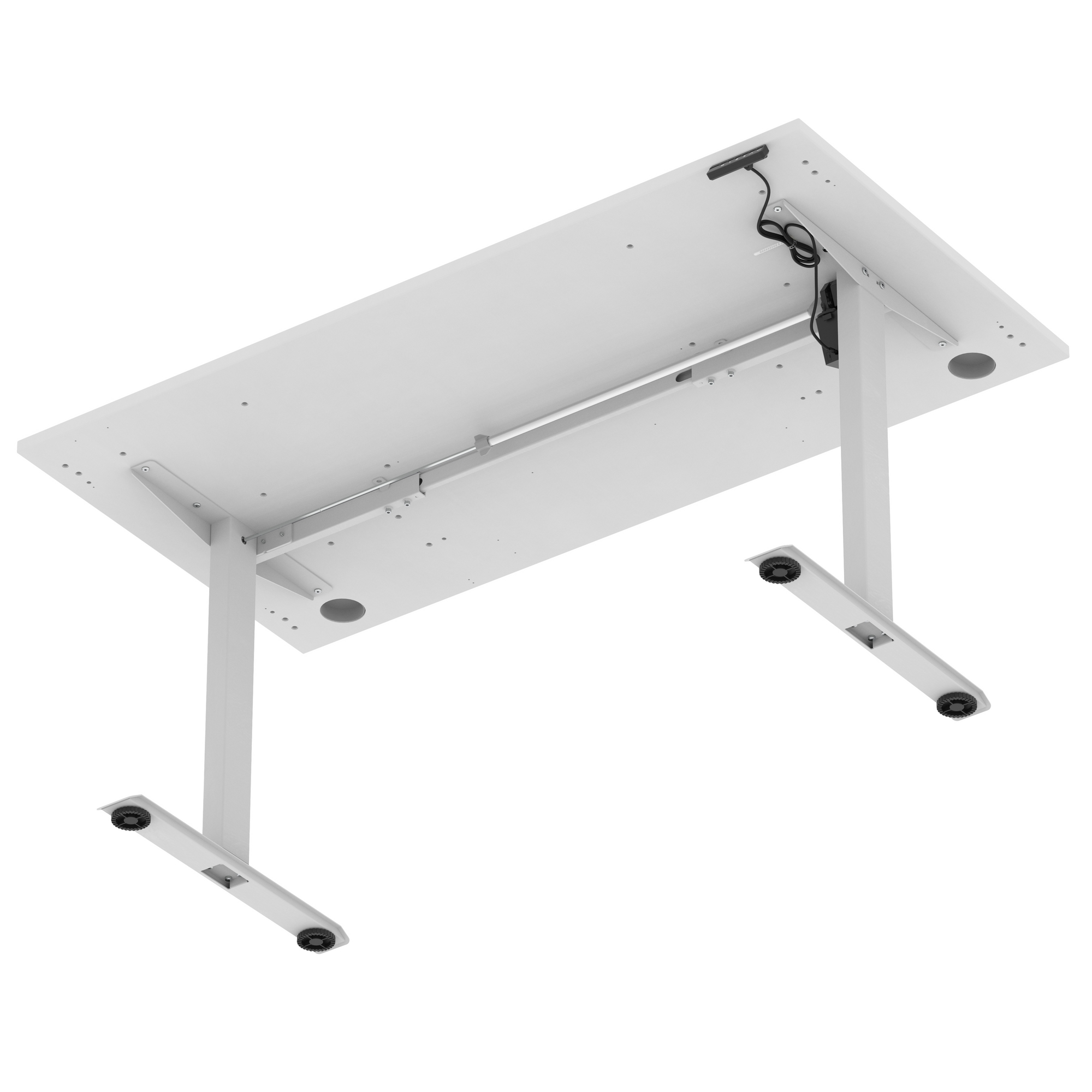 White / Silver Frame