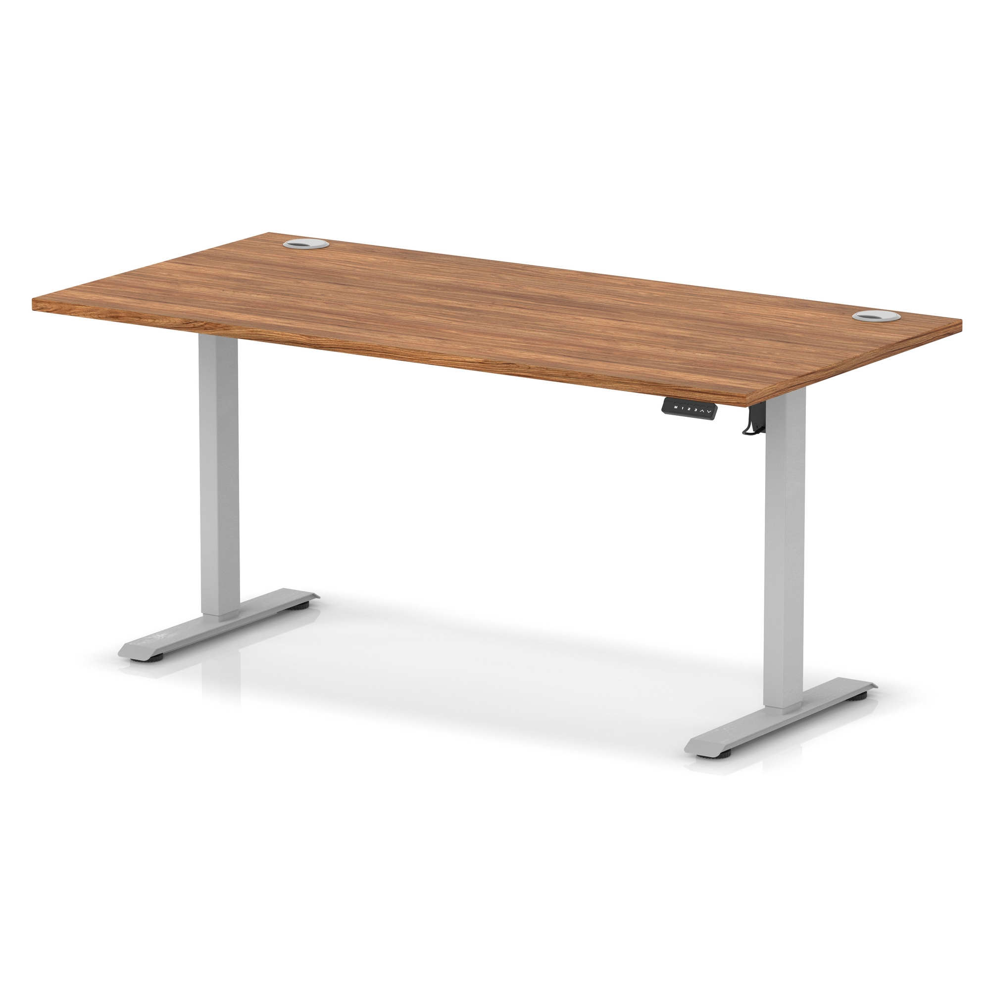 Walnut / Silver Frame