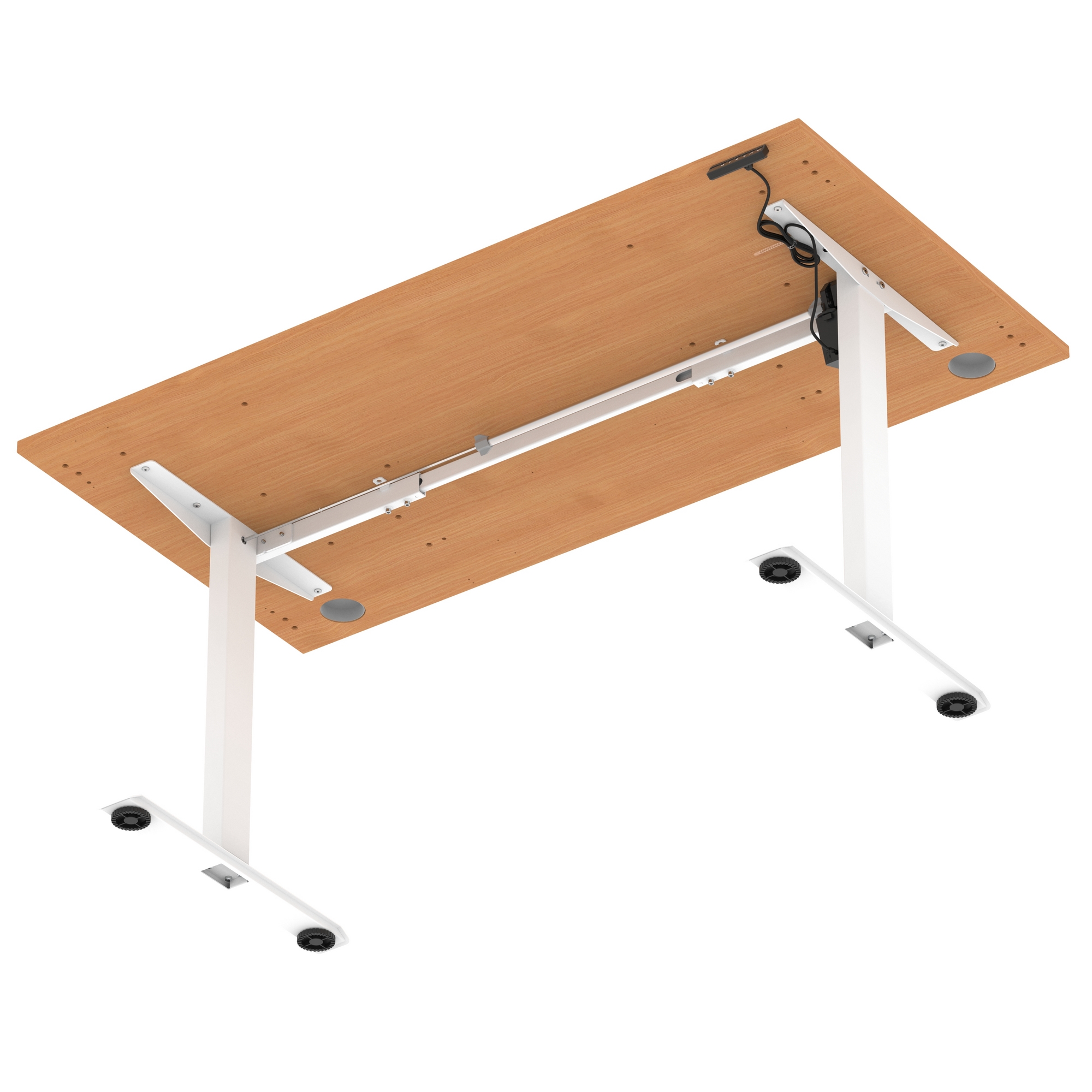 Beech / White Frame