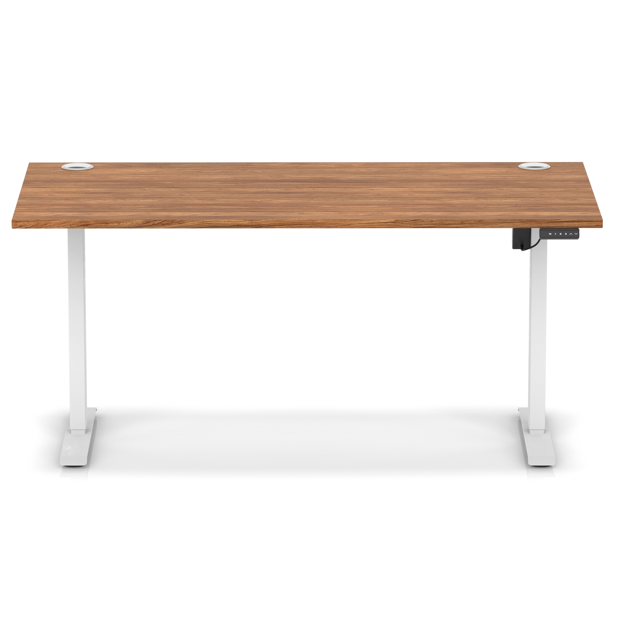 Walnut / White Frame