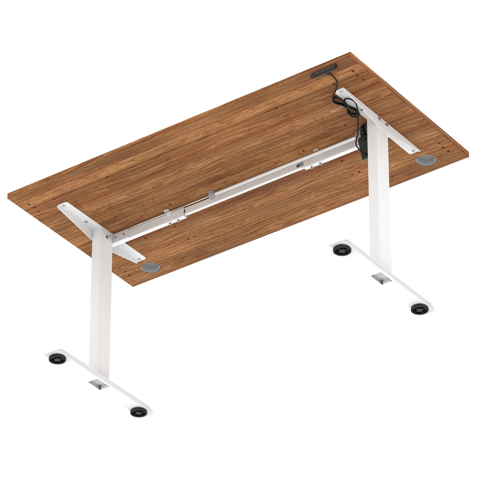 Walnut / White Frame
