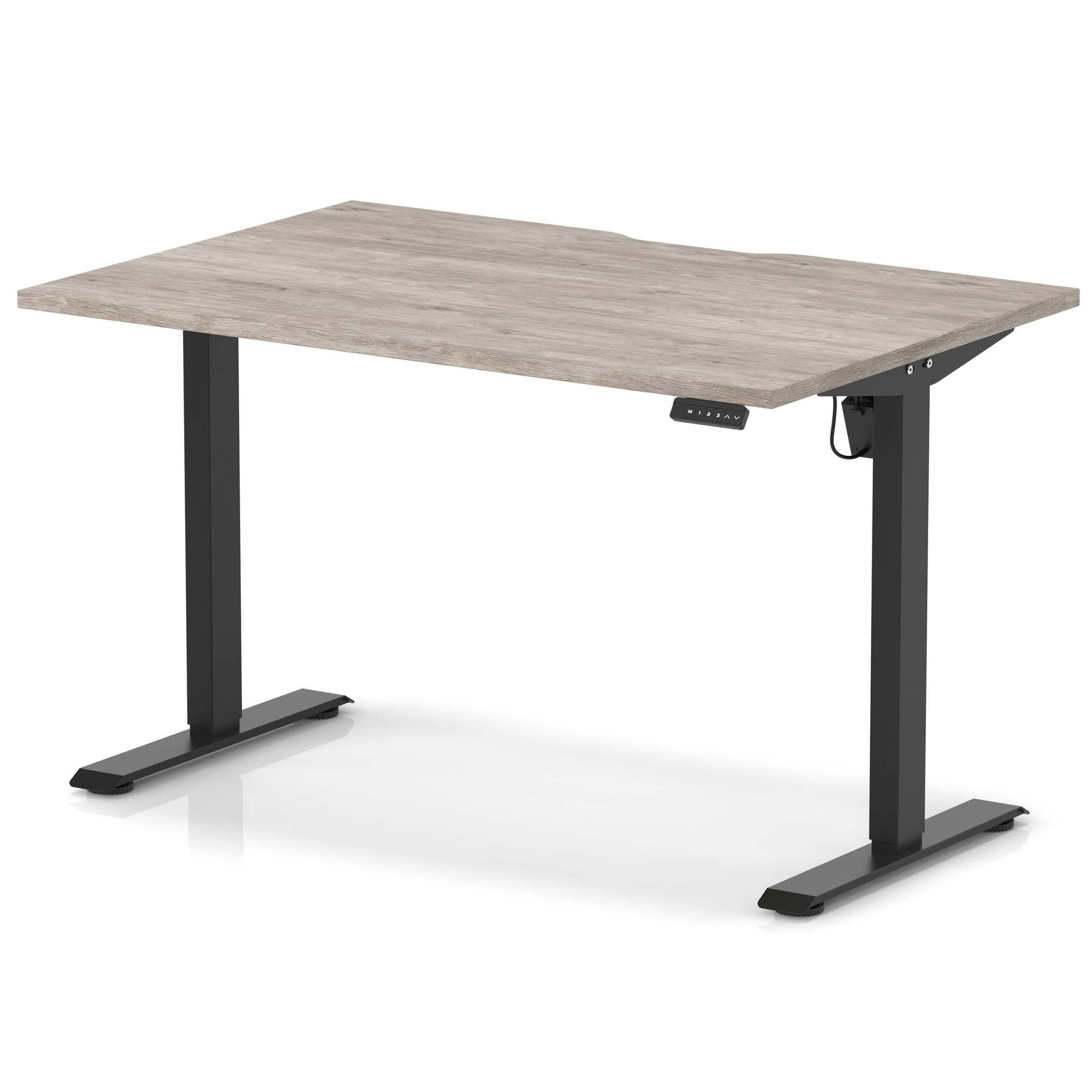 Grey Oak / Black Frame