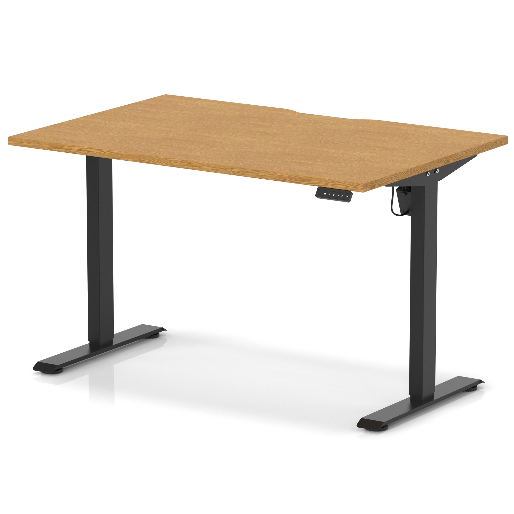 Oak / Black Frame