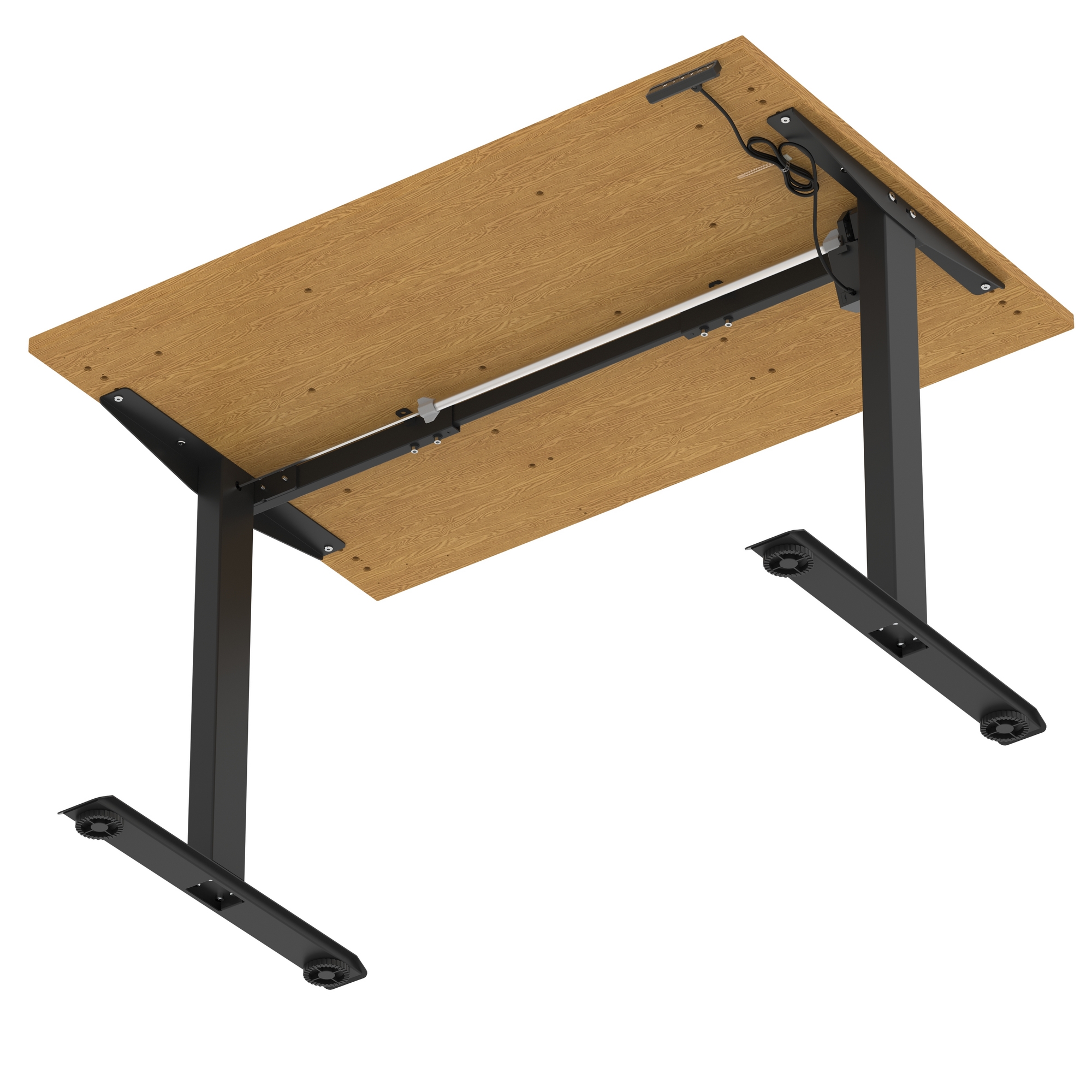 Oak / Black Frame
