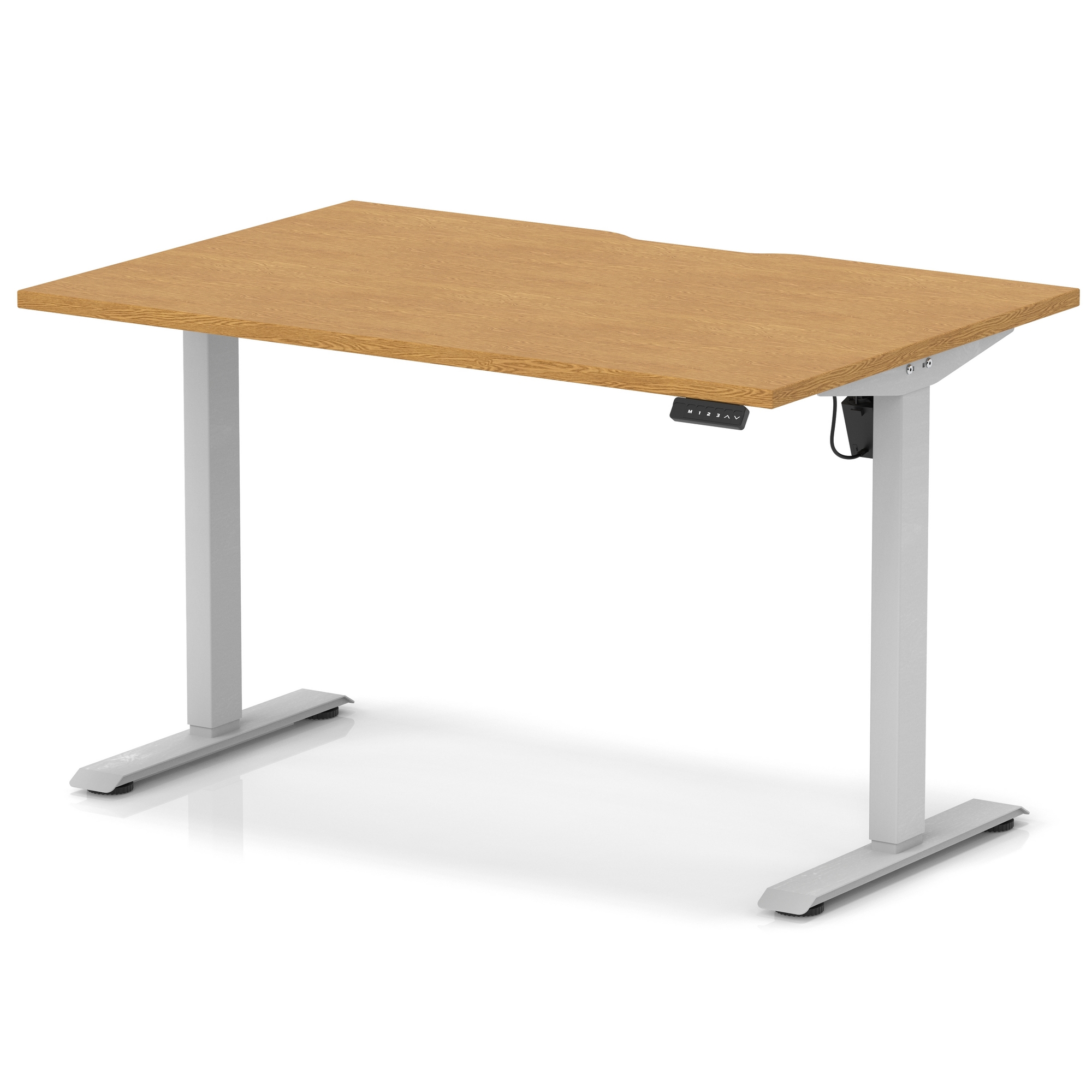 Oak / Silver Frame