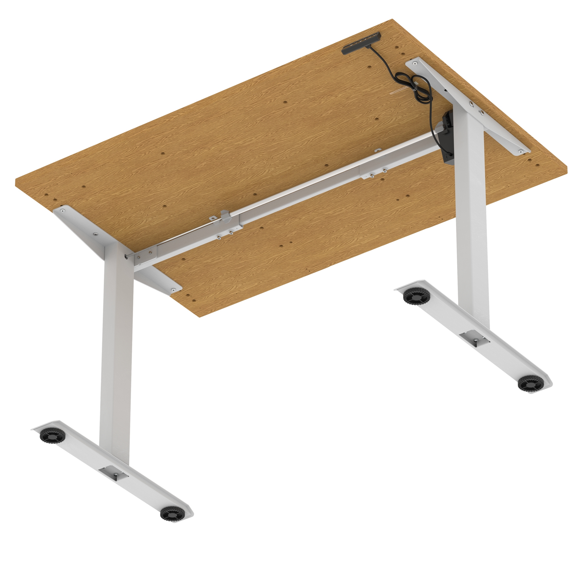 Oak / Silver Frame