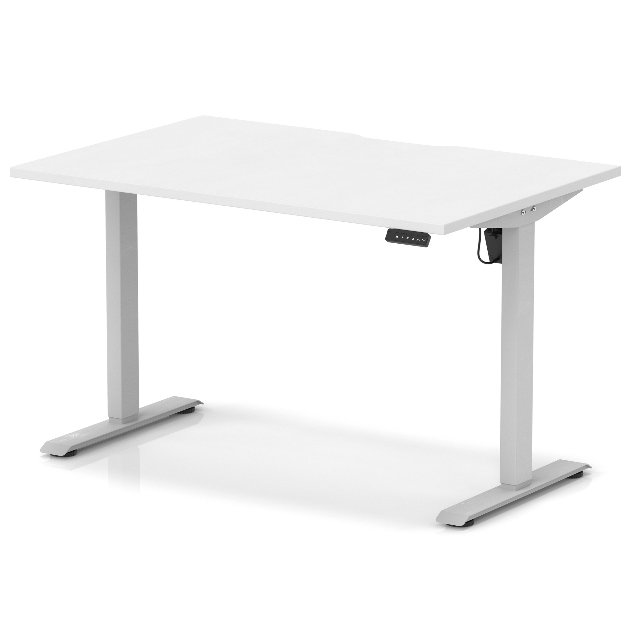 White / Silver Frame