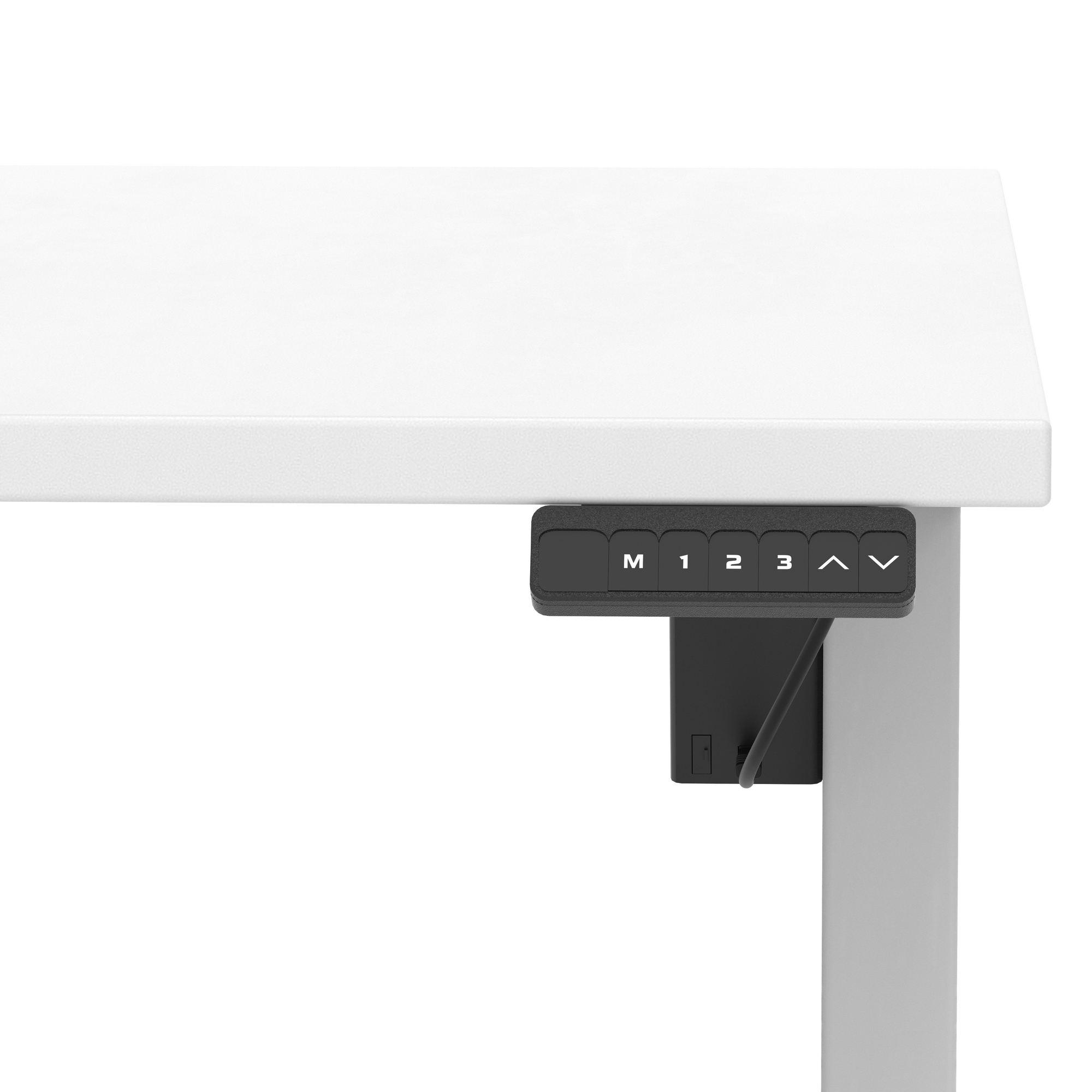 White / Silver Frame