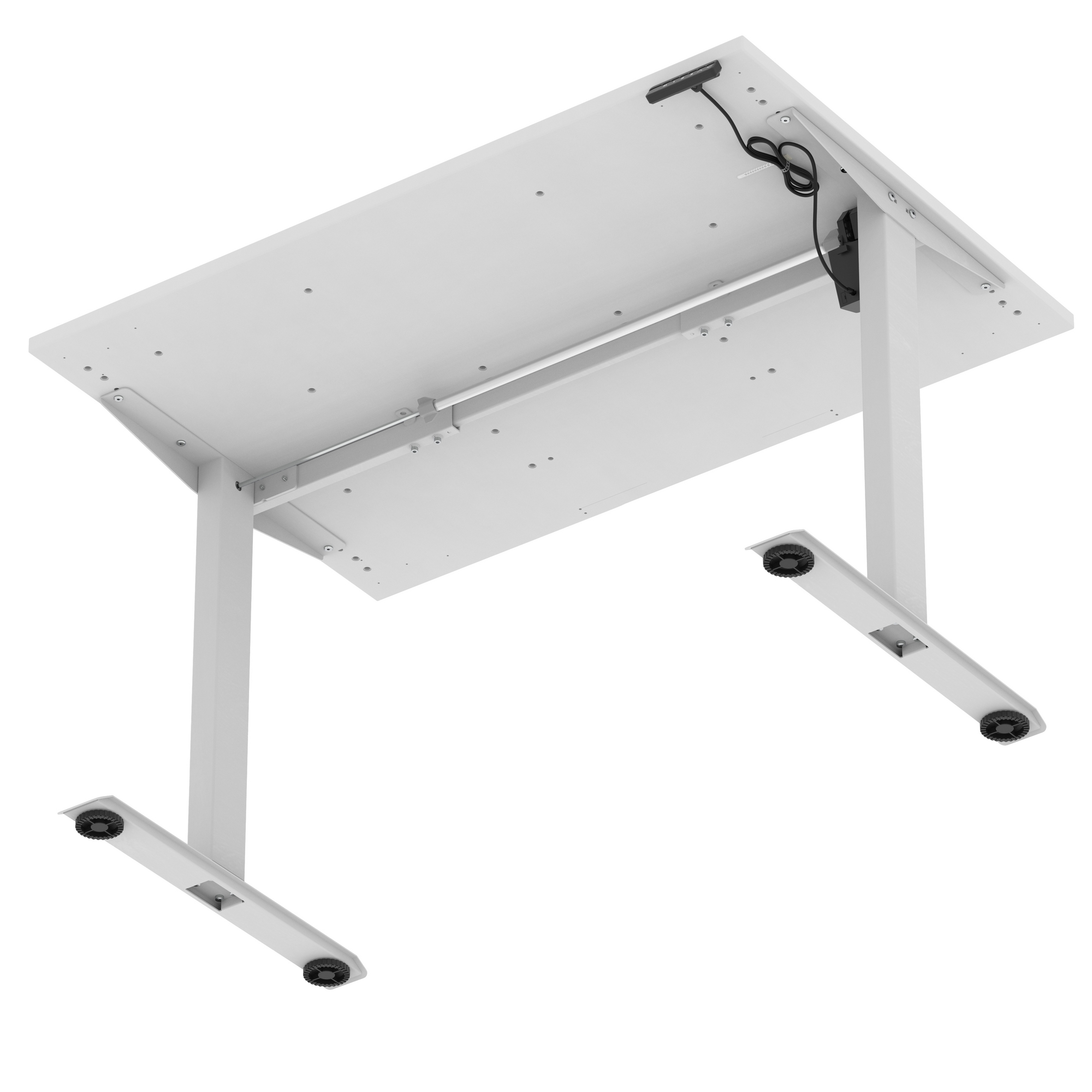 White / Silver Frame