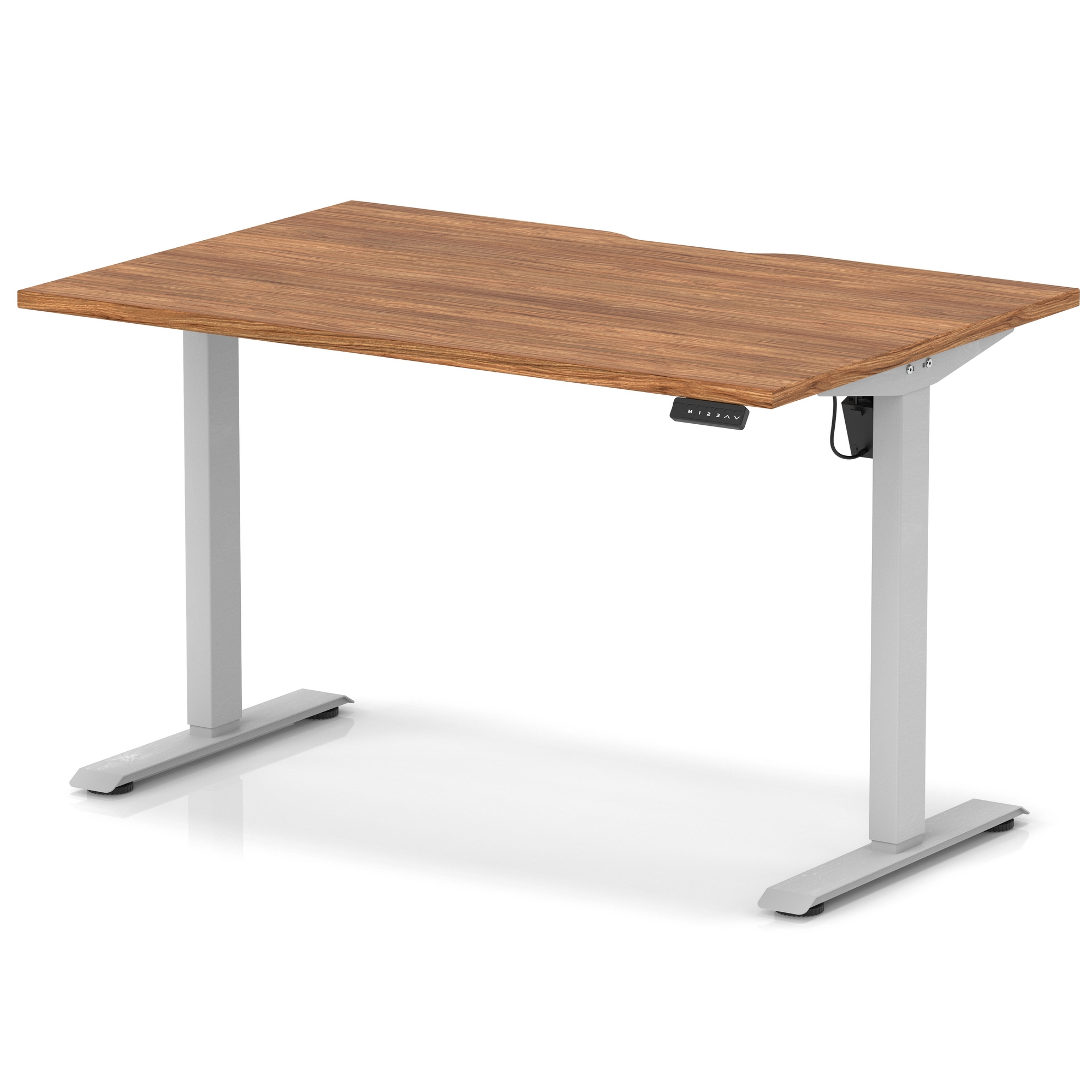 Walnut / Silver Frame