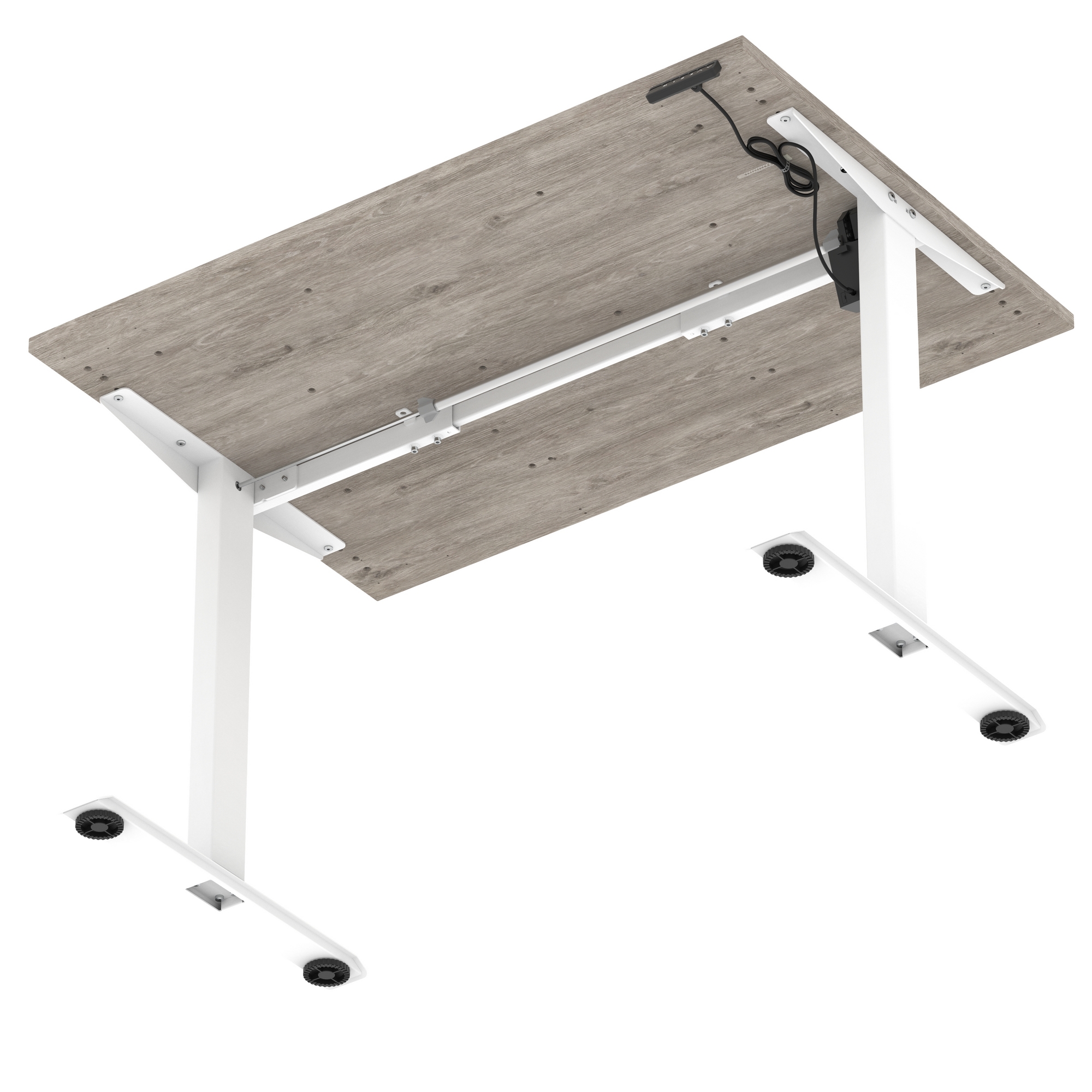 Grey Oak / White Frame