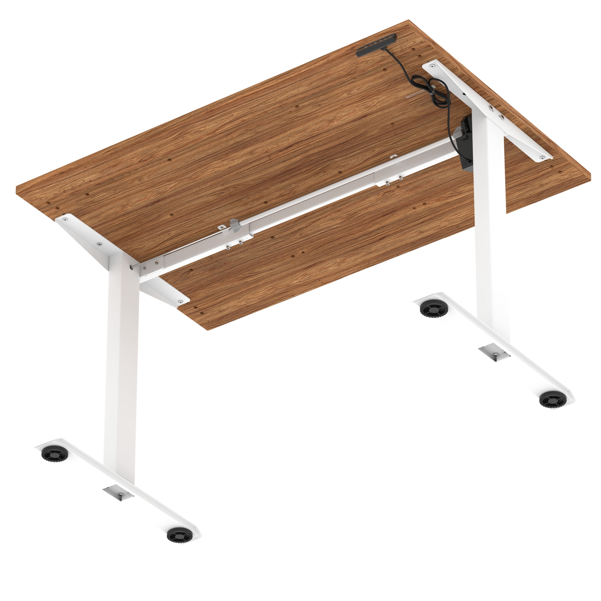 Walnut / White Frame