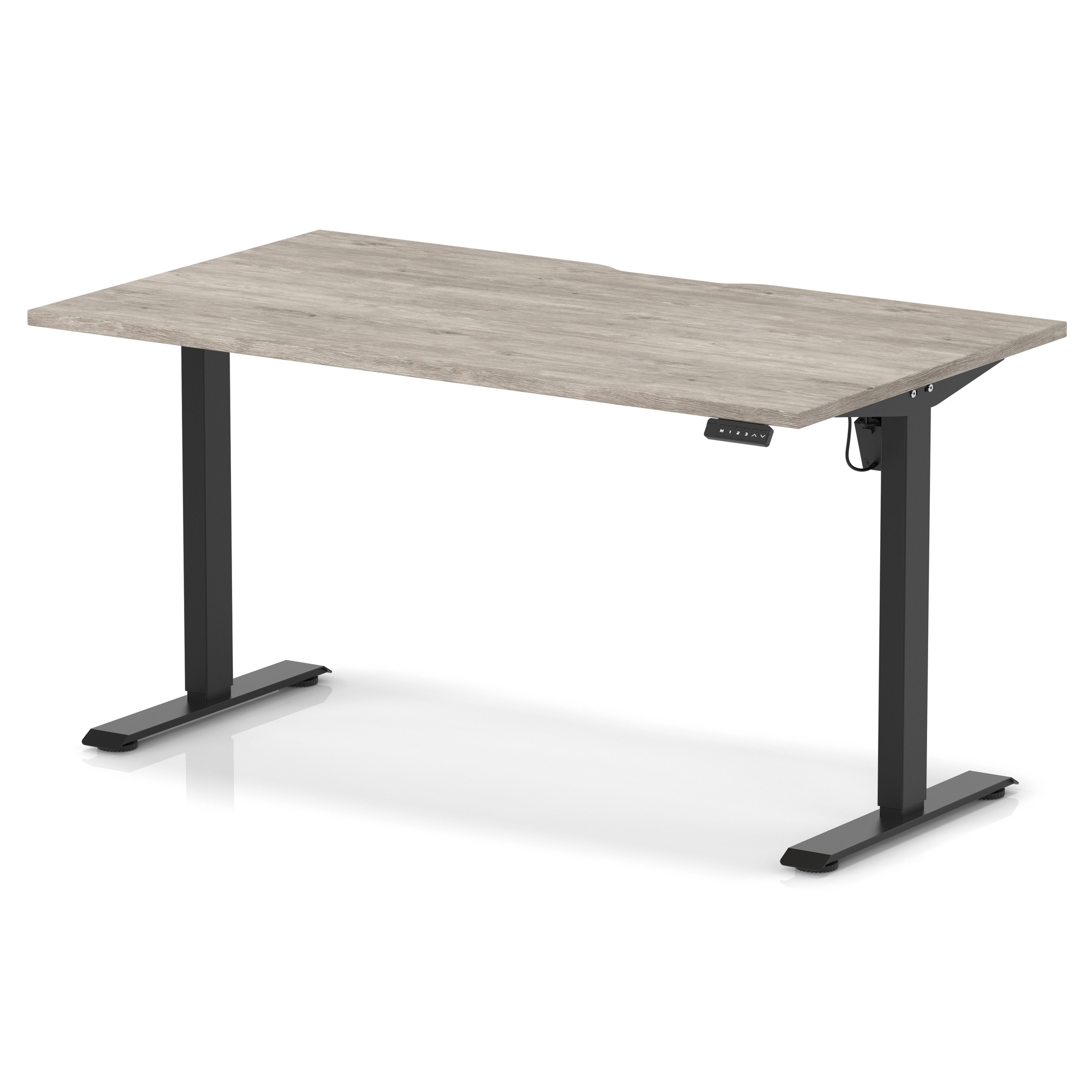 Grey Oak / Black Frame