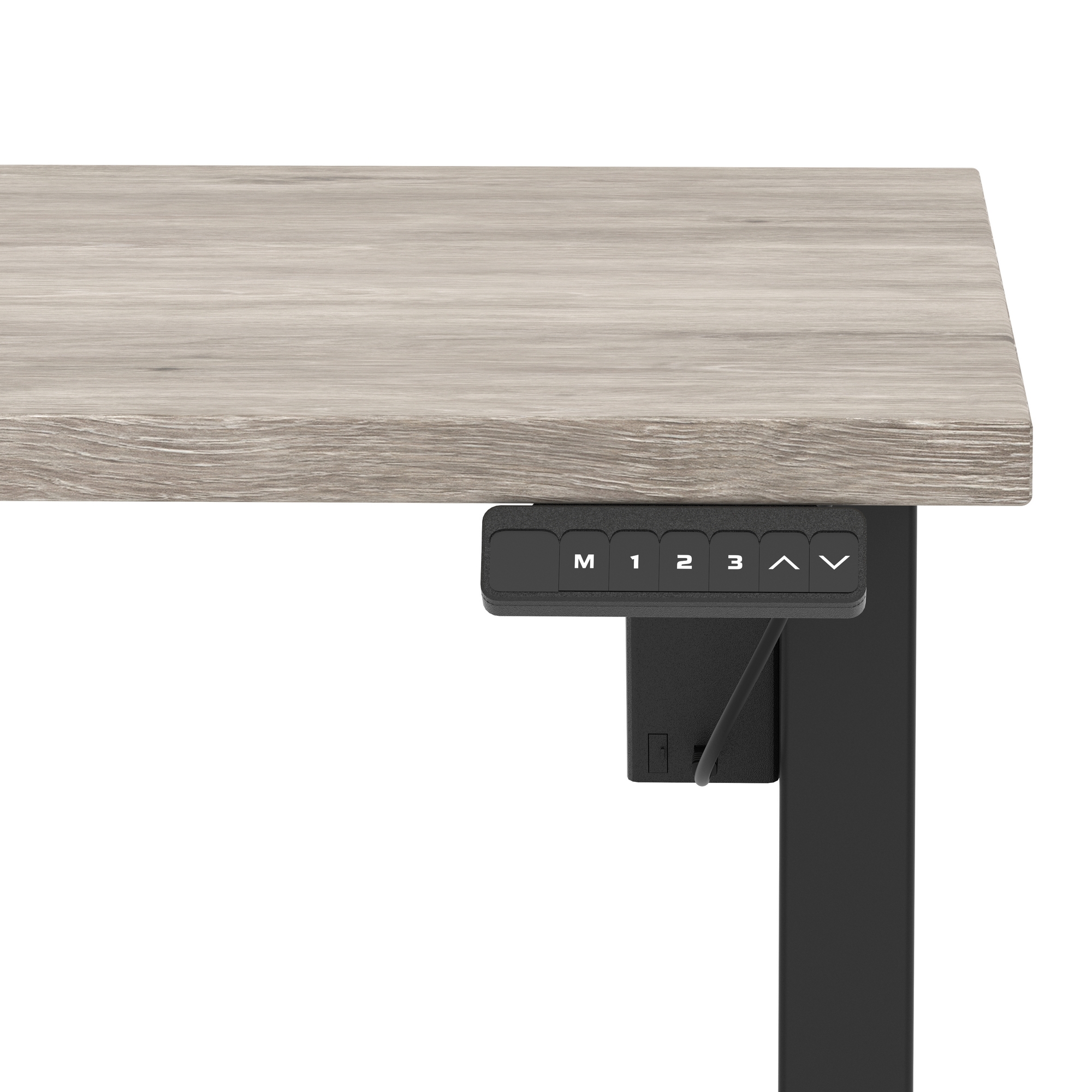Grey Oak / Black Frame