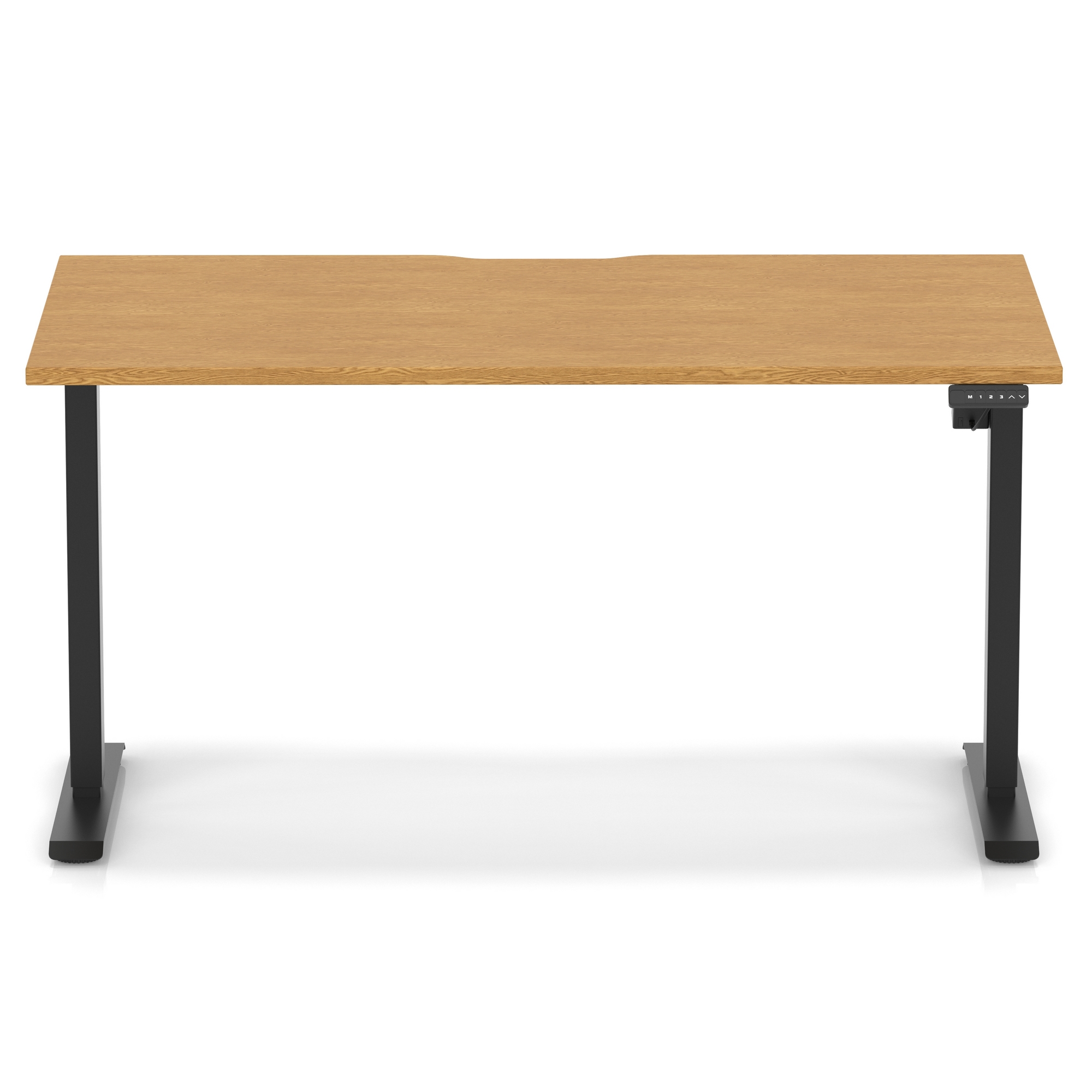 Oak / Black Frame