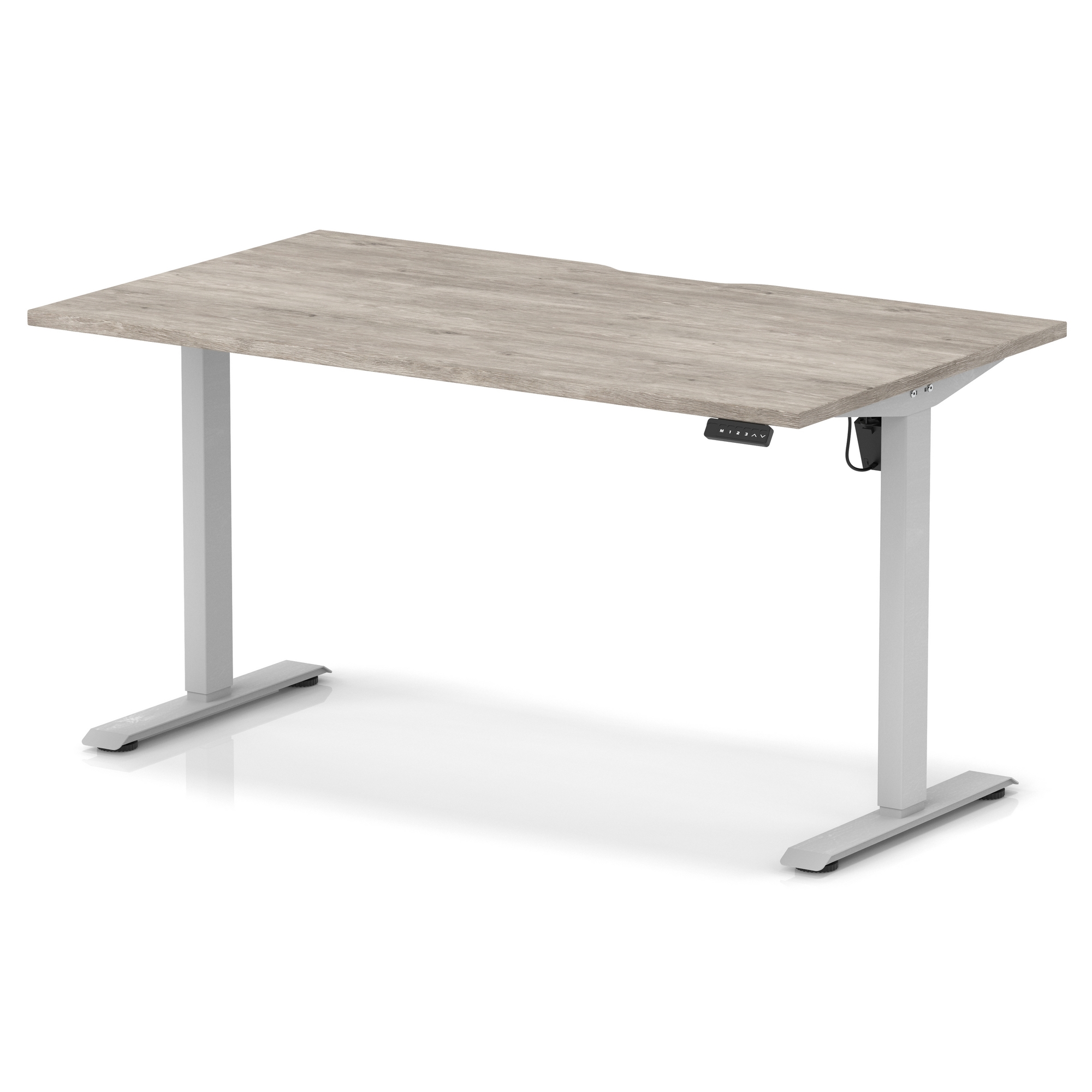Grey Oak / Silver Frame