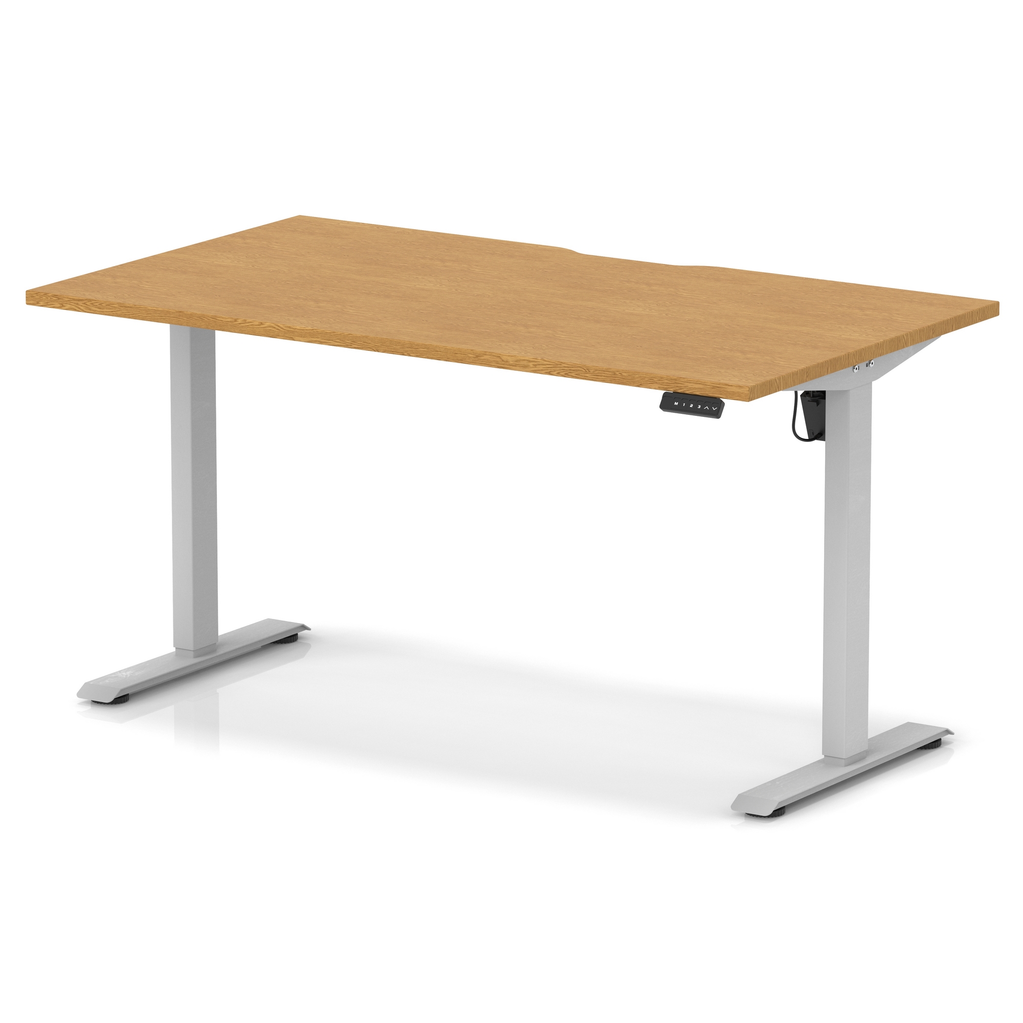 Oak / Silver Frame