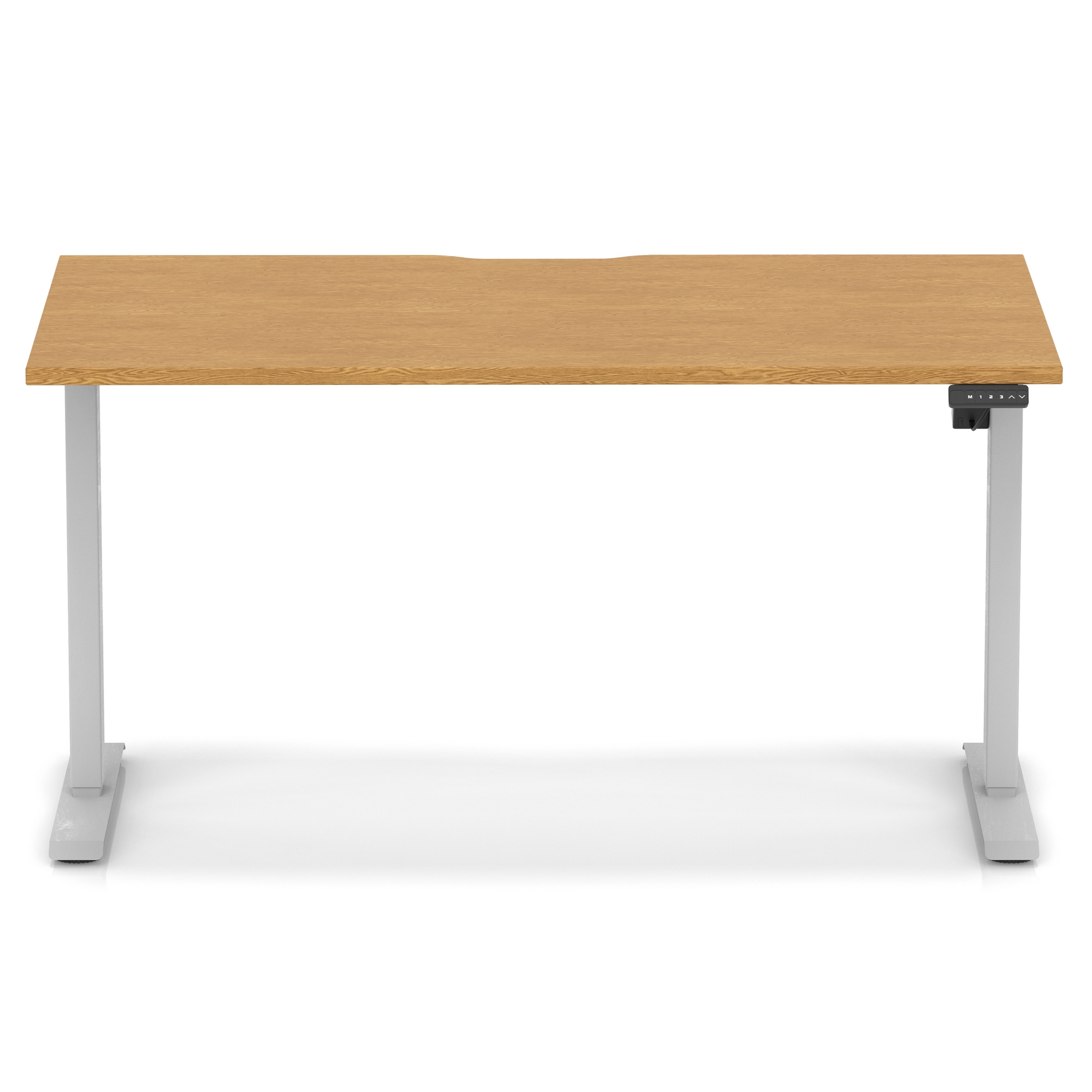 Oak / Silver Frame