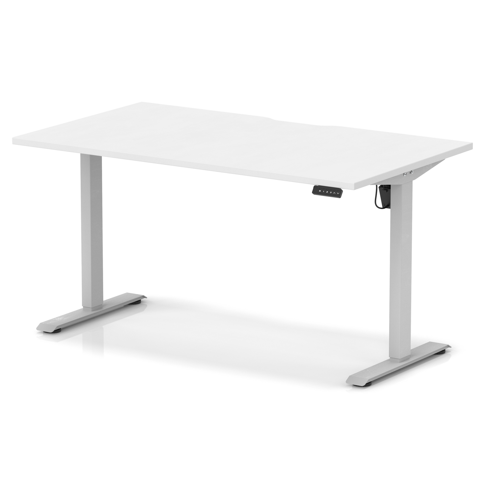 White / Silver Frame