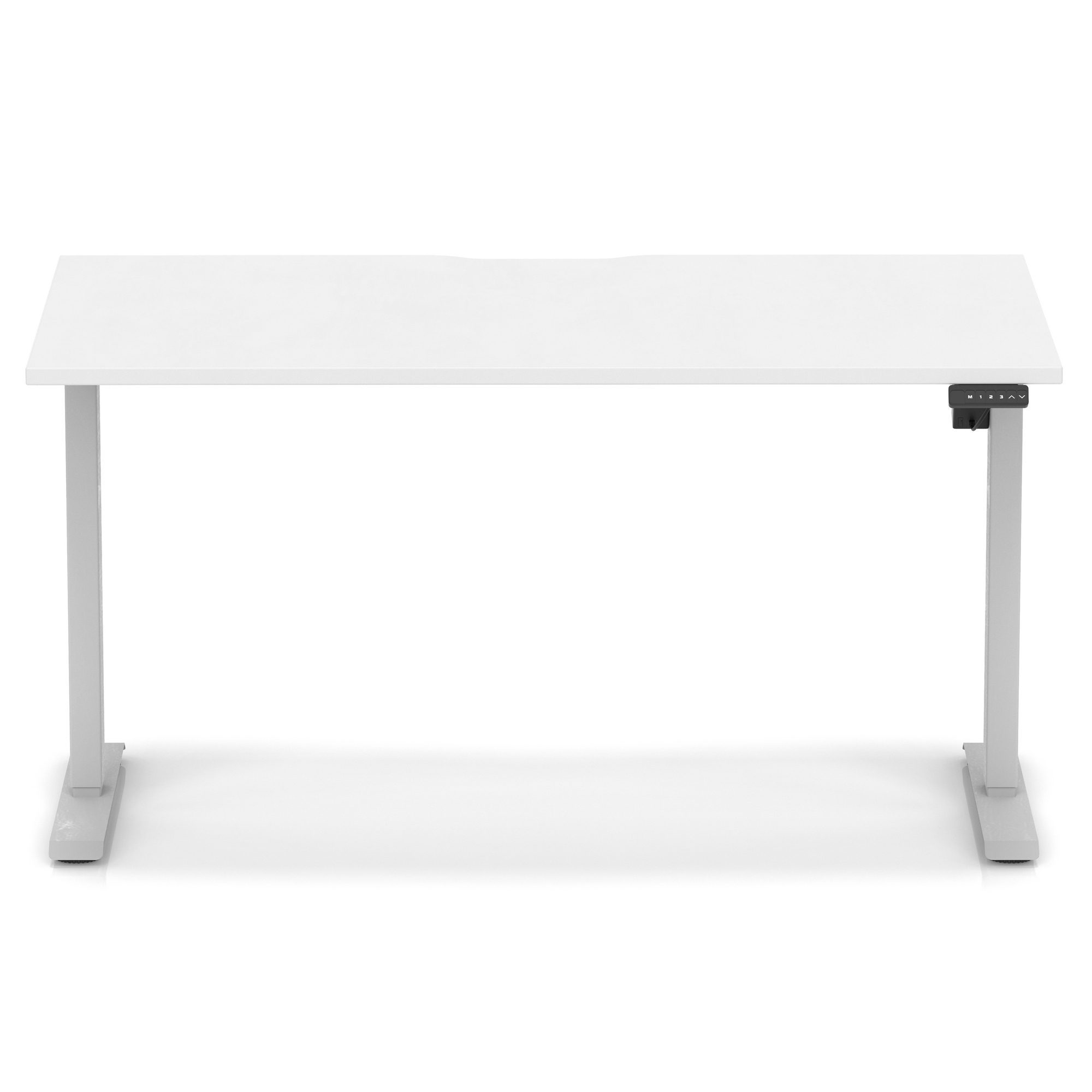 White / Silver Frame