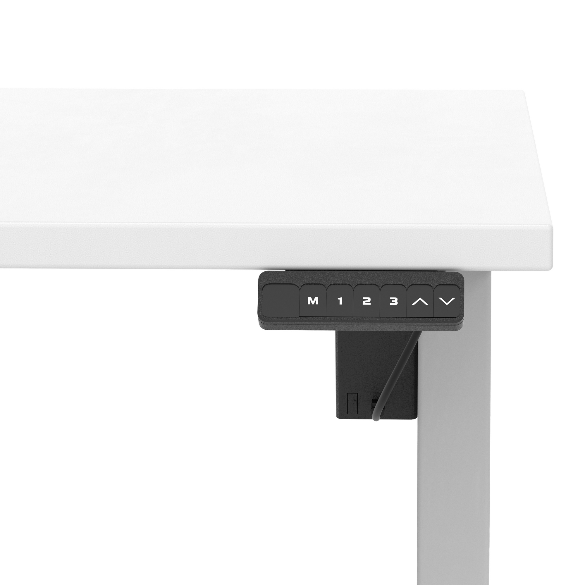 White / Silver Frame