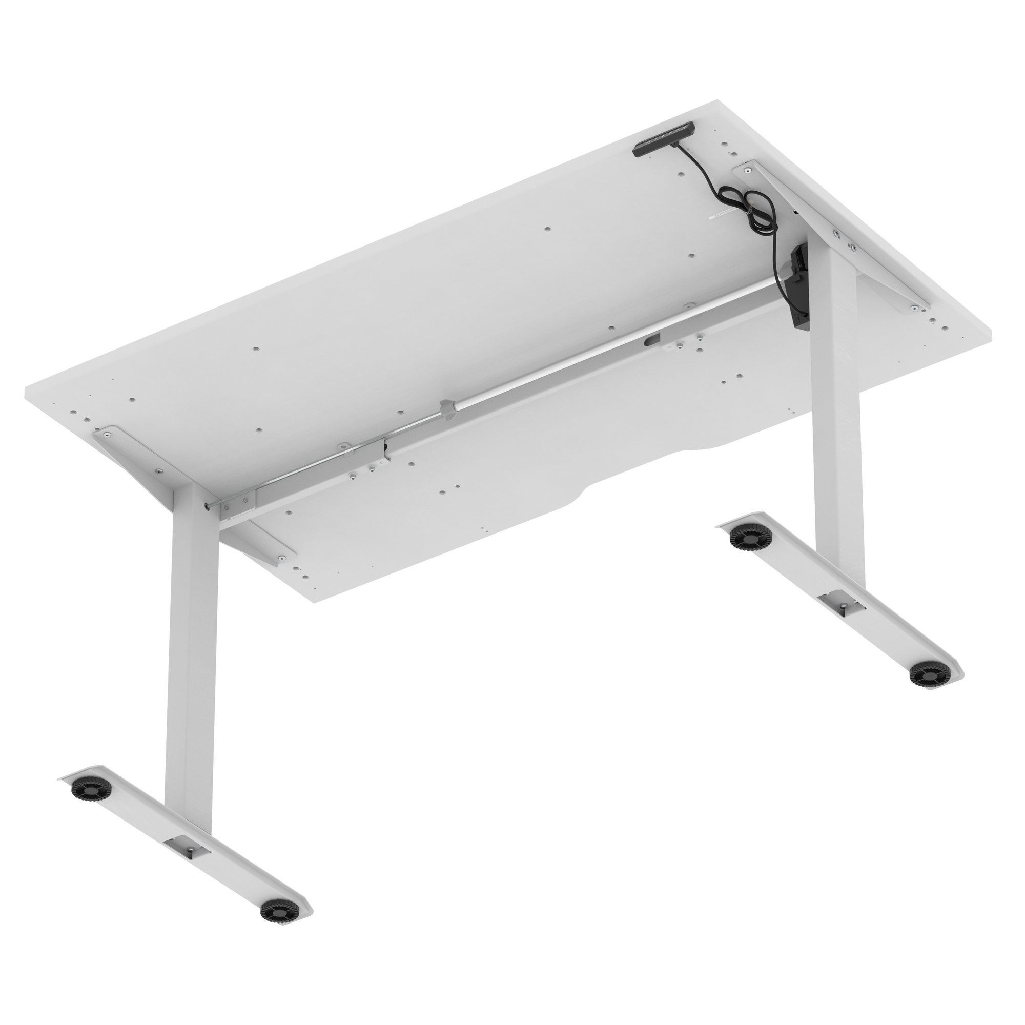 White / Silver Frame