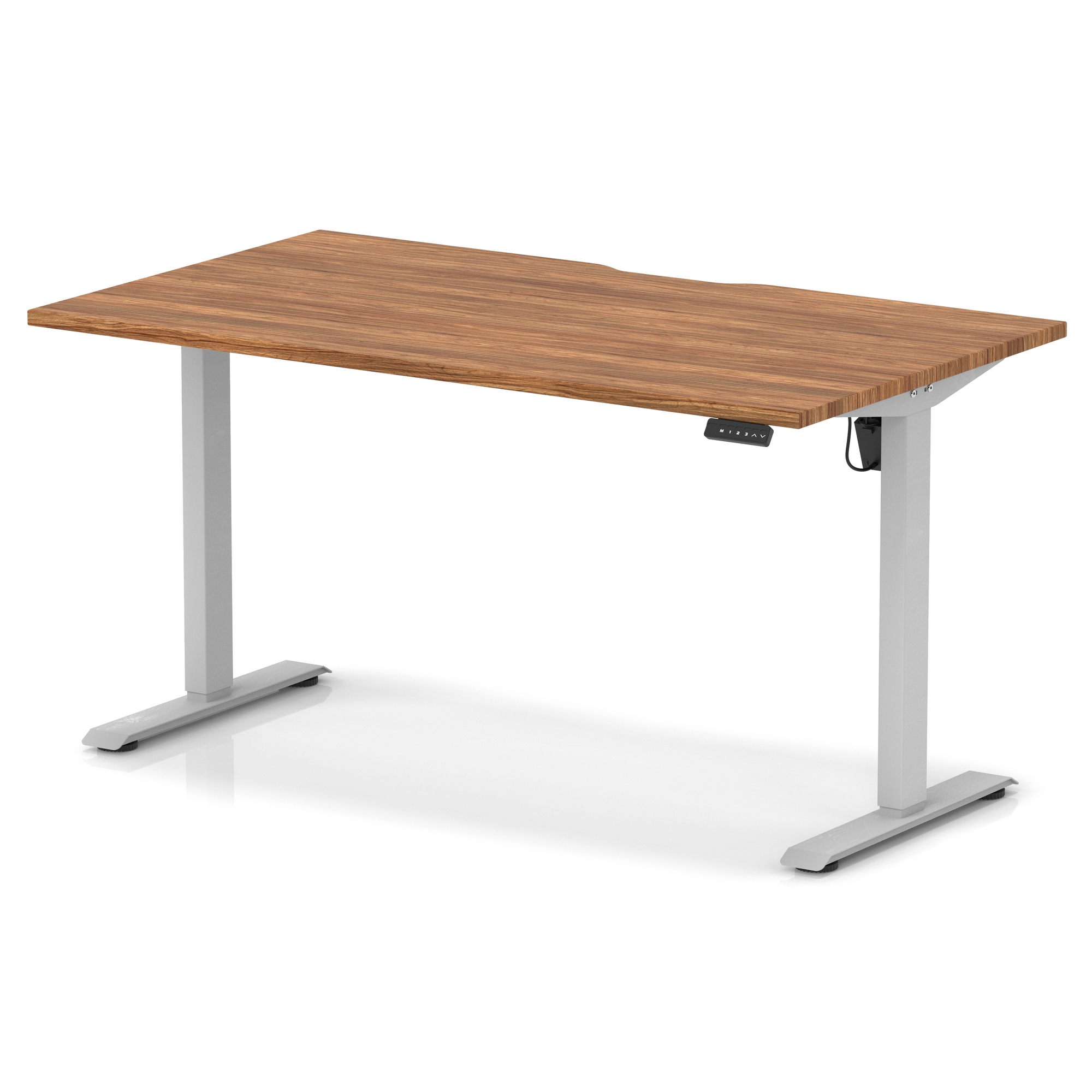 Walnut / Silver Frame