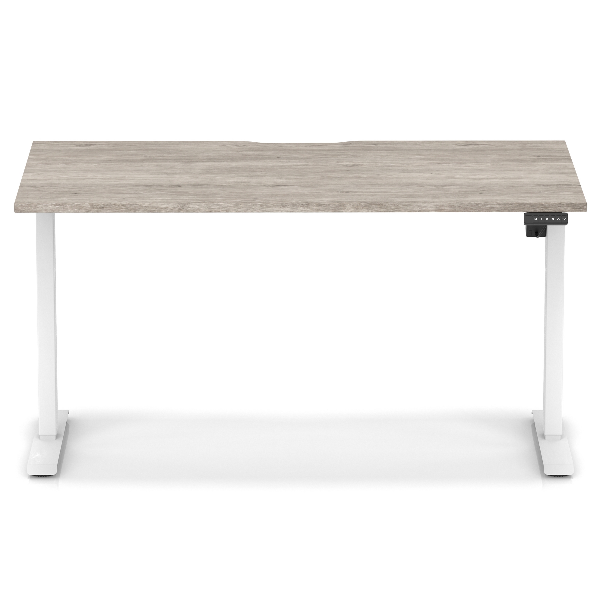Grey Oak / White Frame