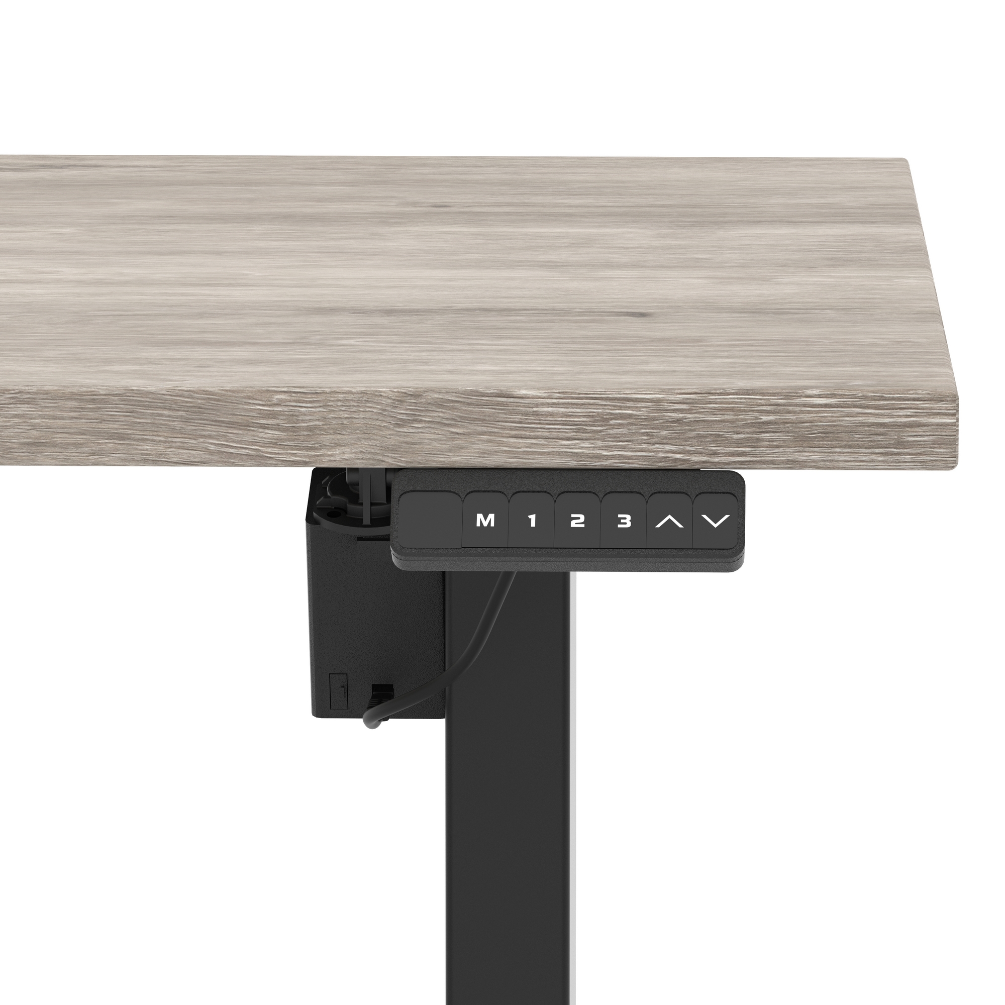 Grey Oak / Black Frame
