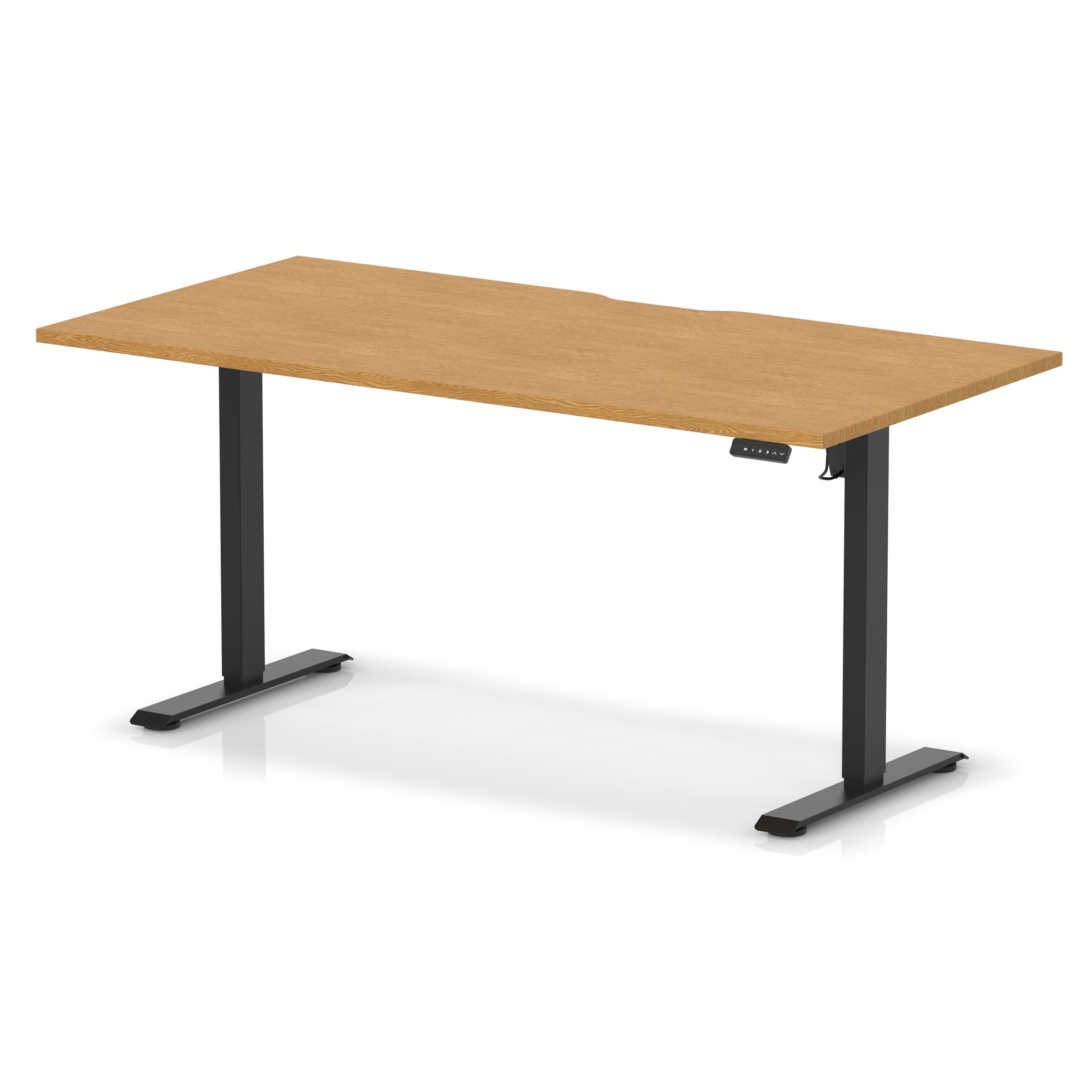 Oak / Black Frame