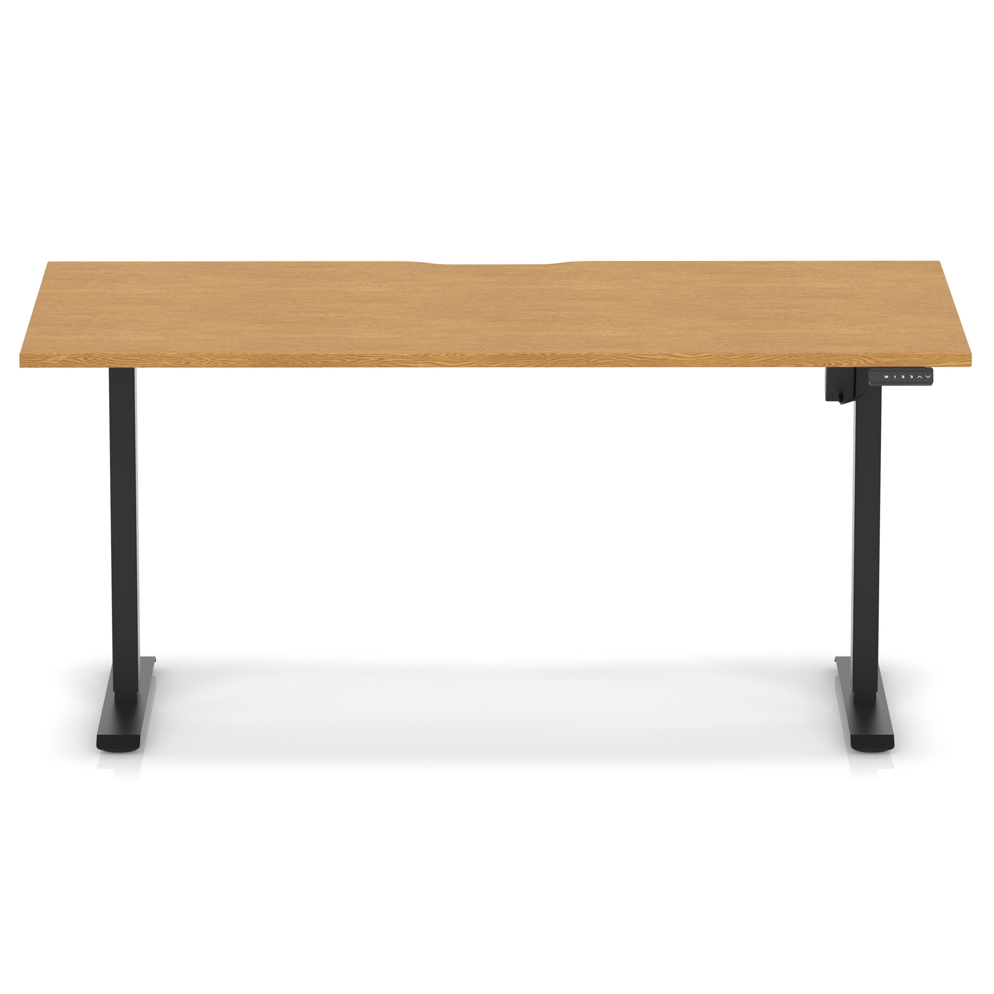 Oak / Black Frame