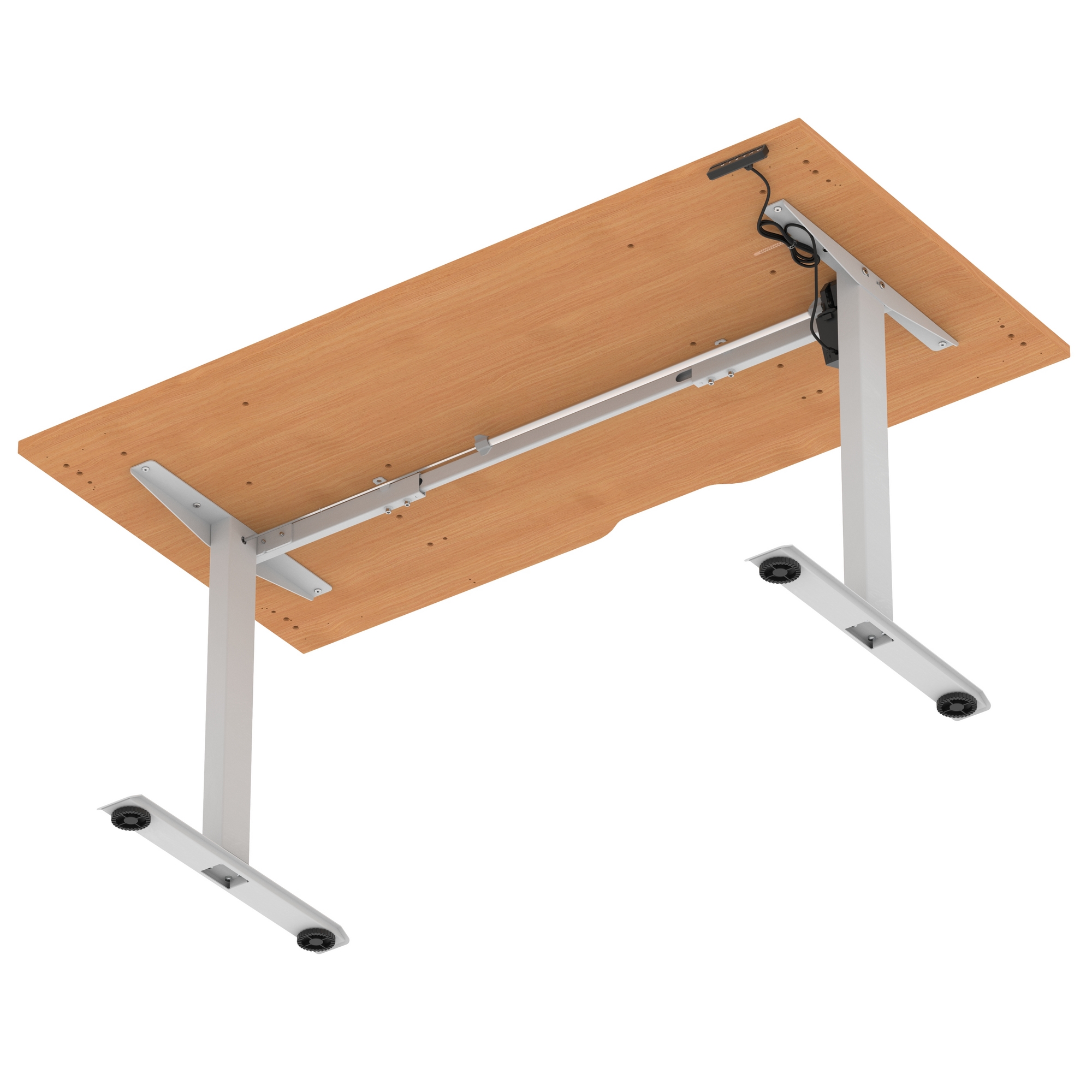 Beech / Silver Frame