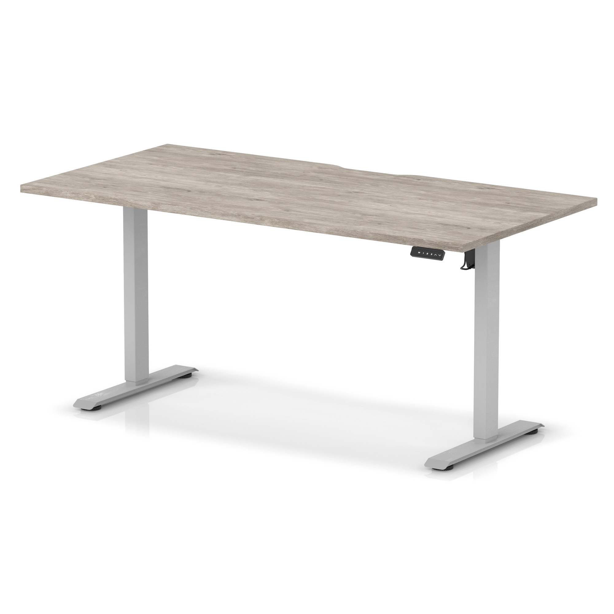 Grey Oak / Silver Frame