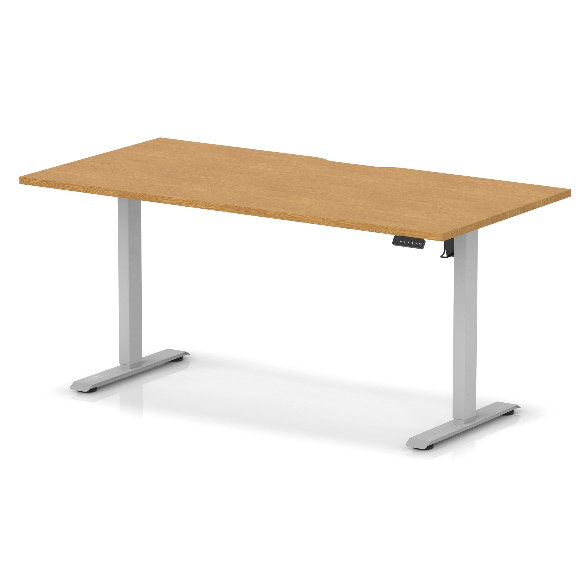 Oak / Silver Frame
