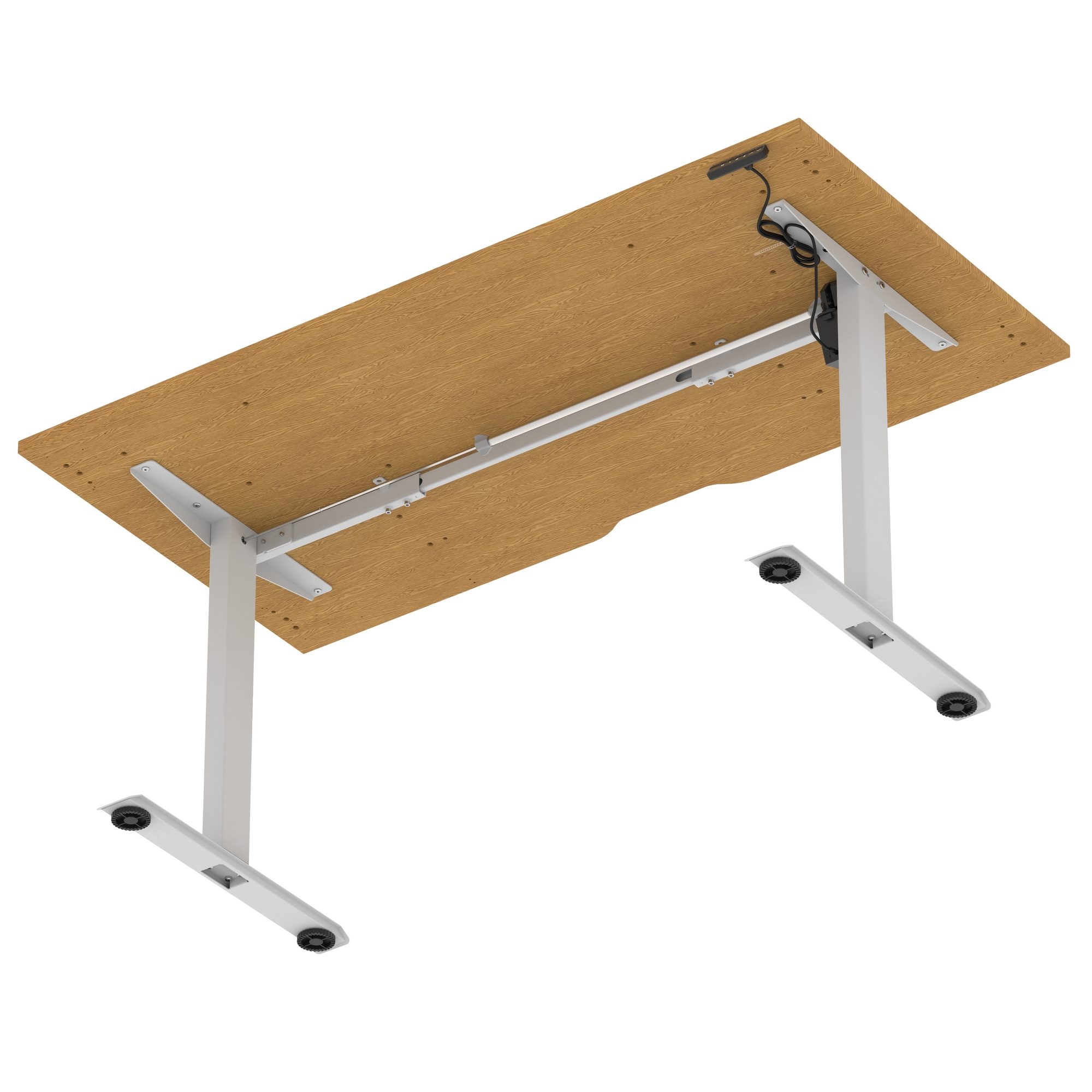 Oak / Silver Frame