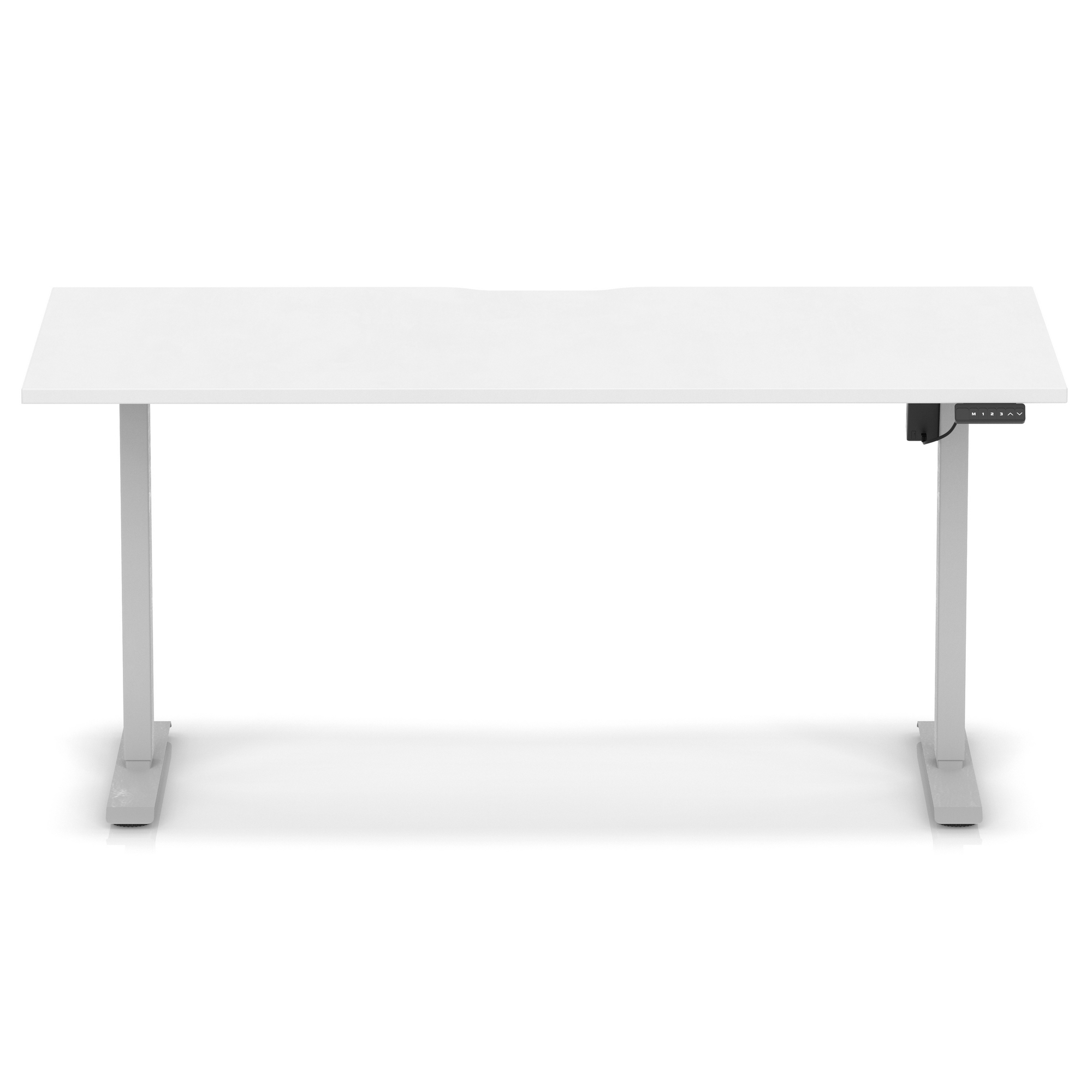 White / Silver Frame